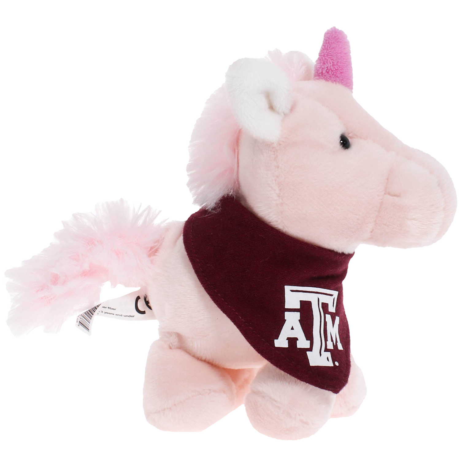 Texas A&M Short Stack Plush Unicorn with Bandana
