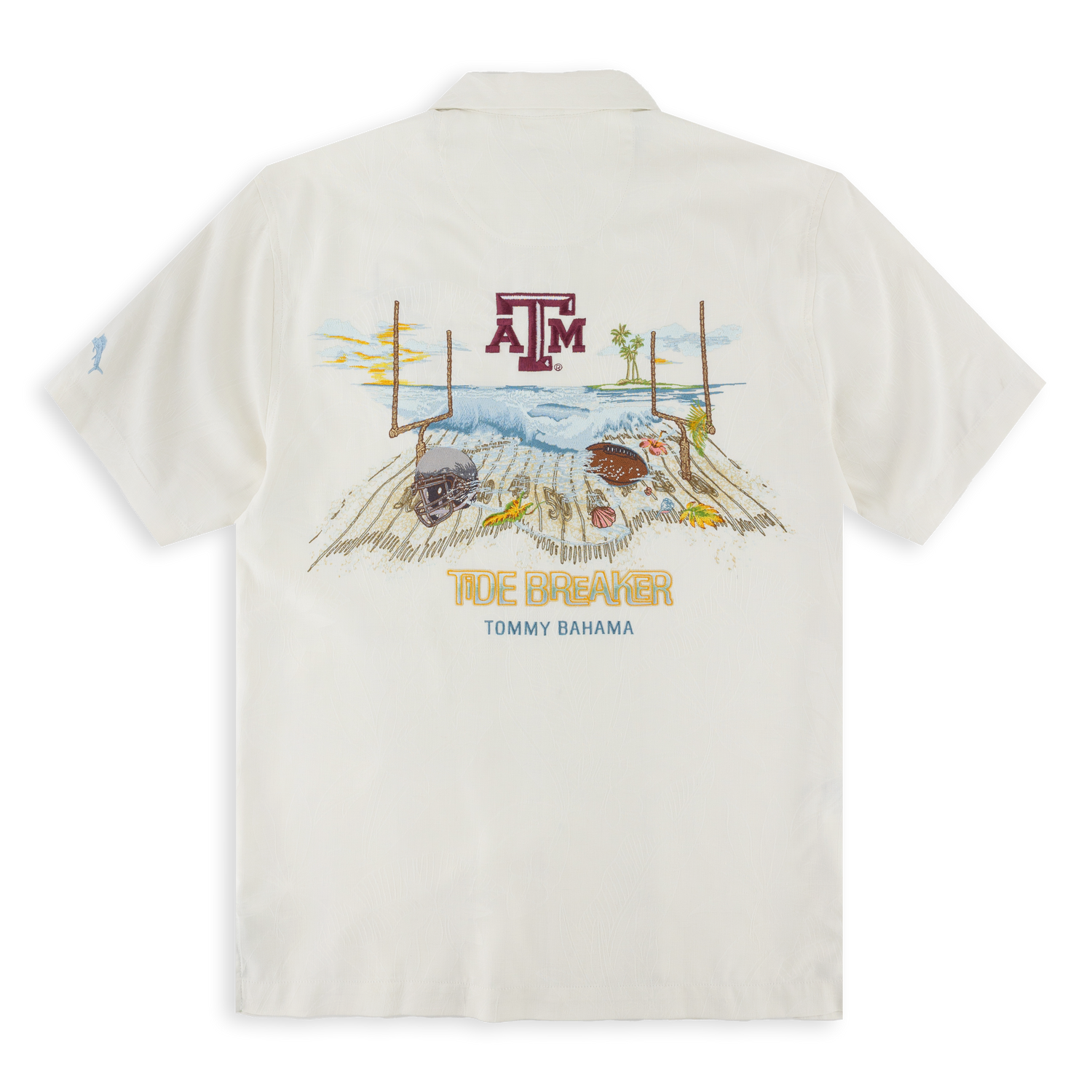 Texas A&M Tommy Bahama Tide Breaker Camp Button Down