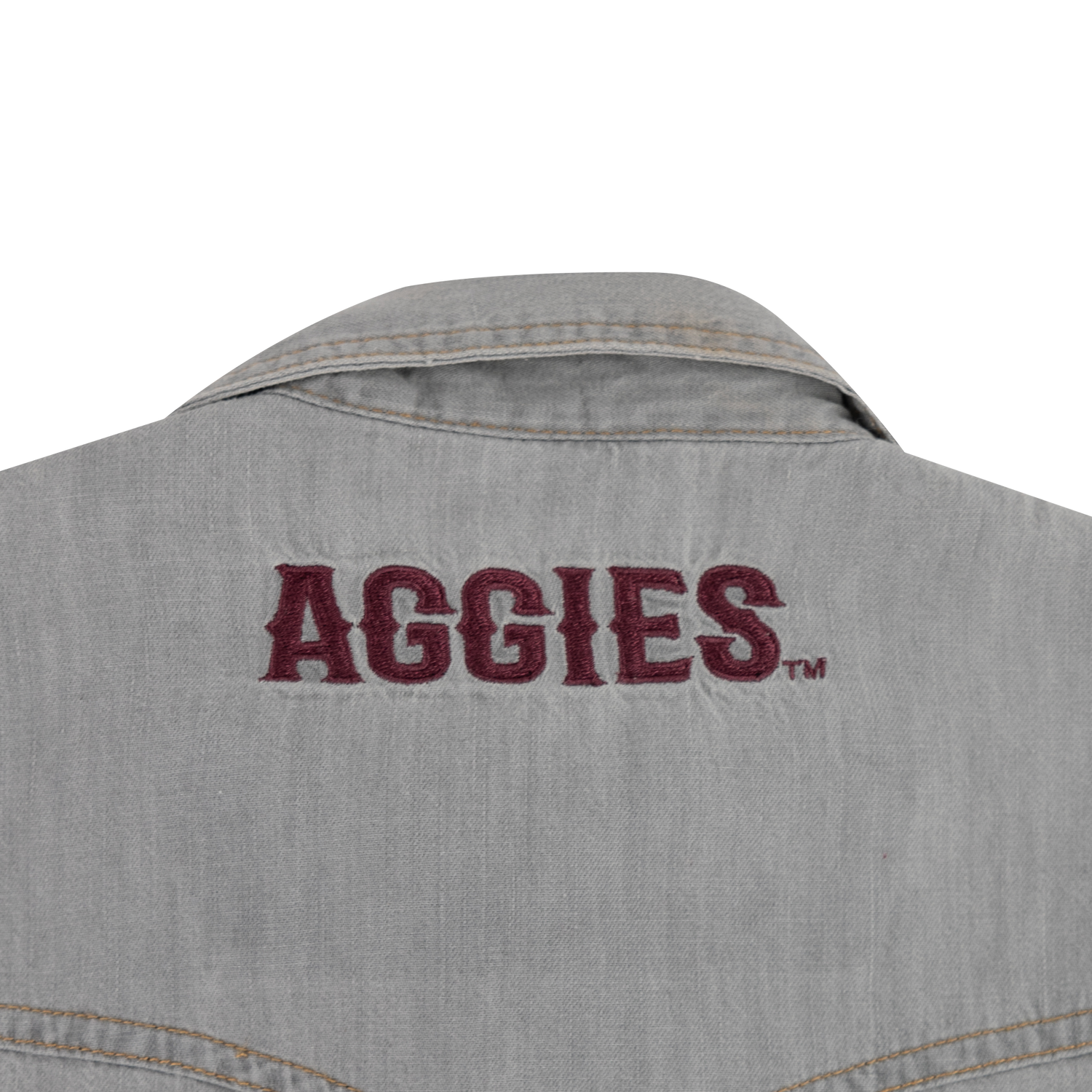 Texas A&M Wrangler Cowboy Cut Western Long Sleeve Shirt