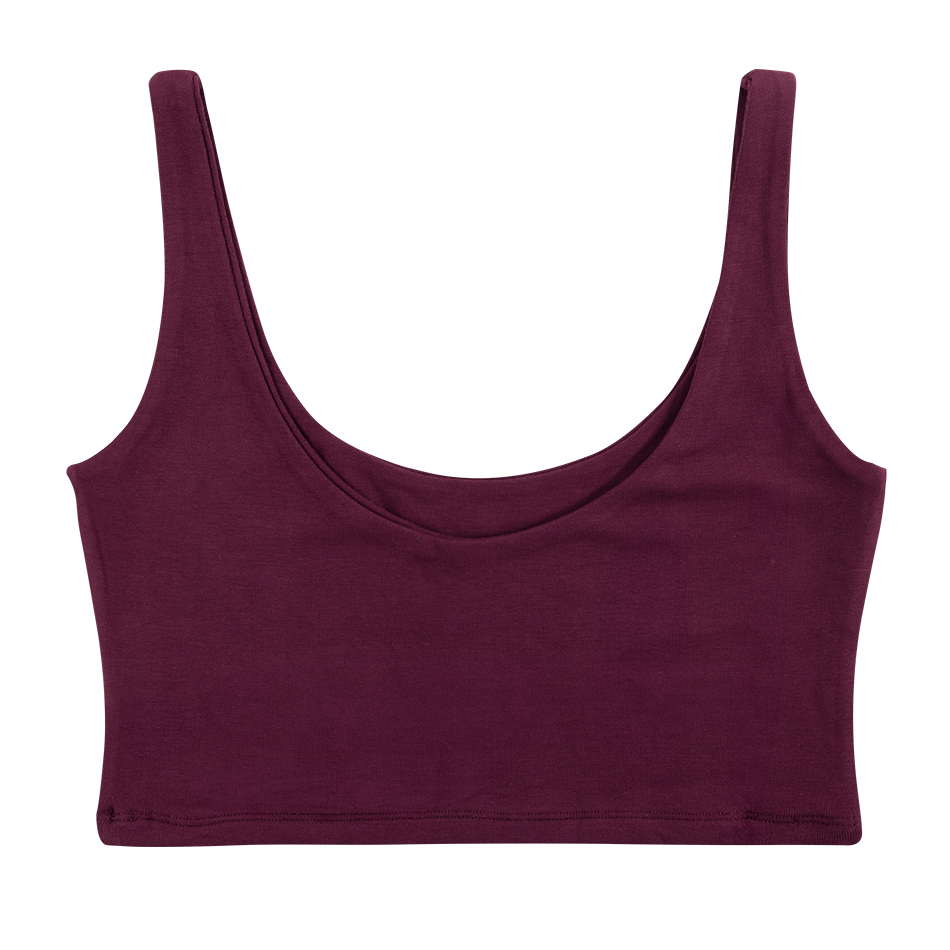 Scoop Neck Crop Top