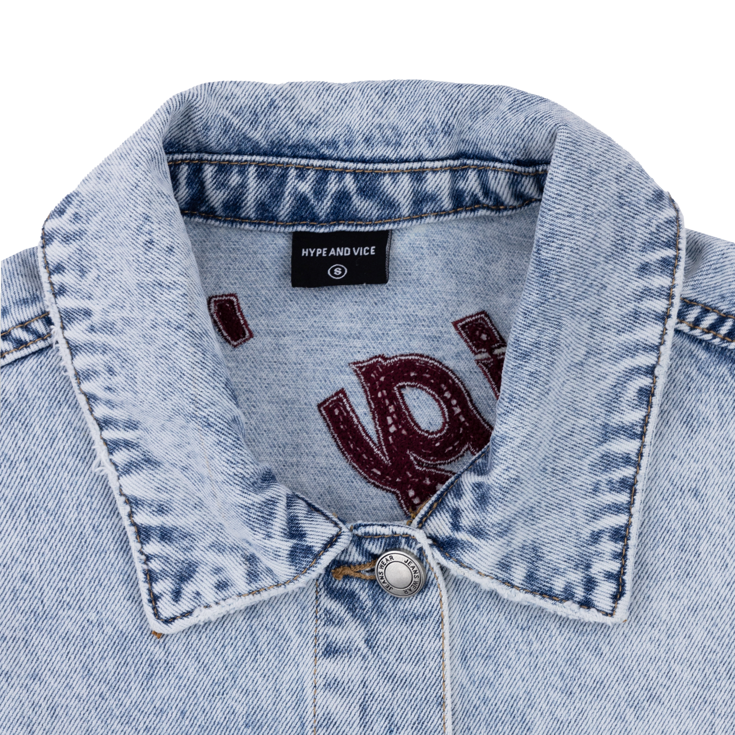 Texas A&M Gig 'Em Cropped Jean Jacket