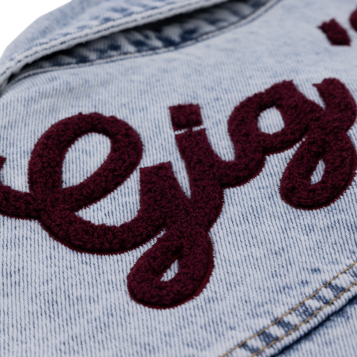 Texas A&M Gig 'Em Cropped Jean Jacket