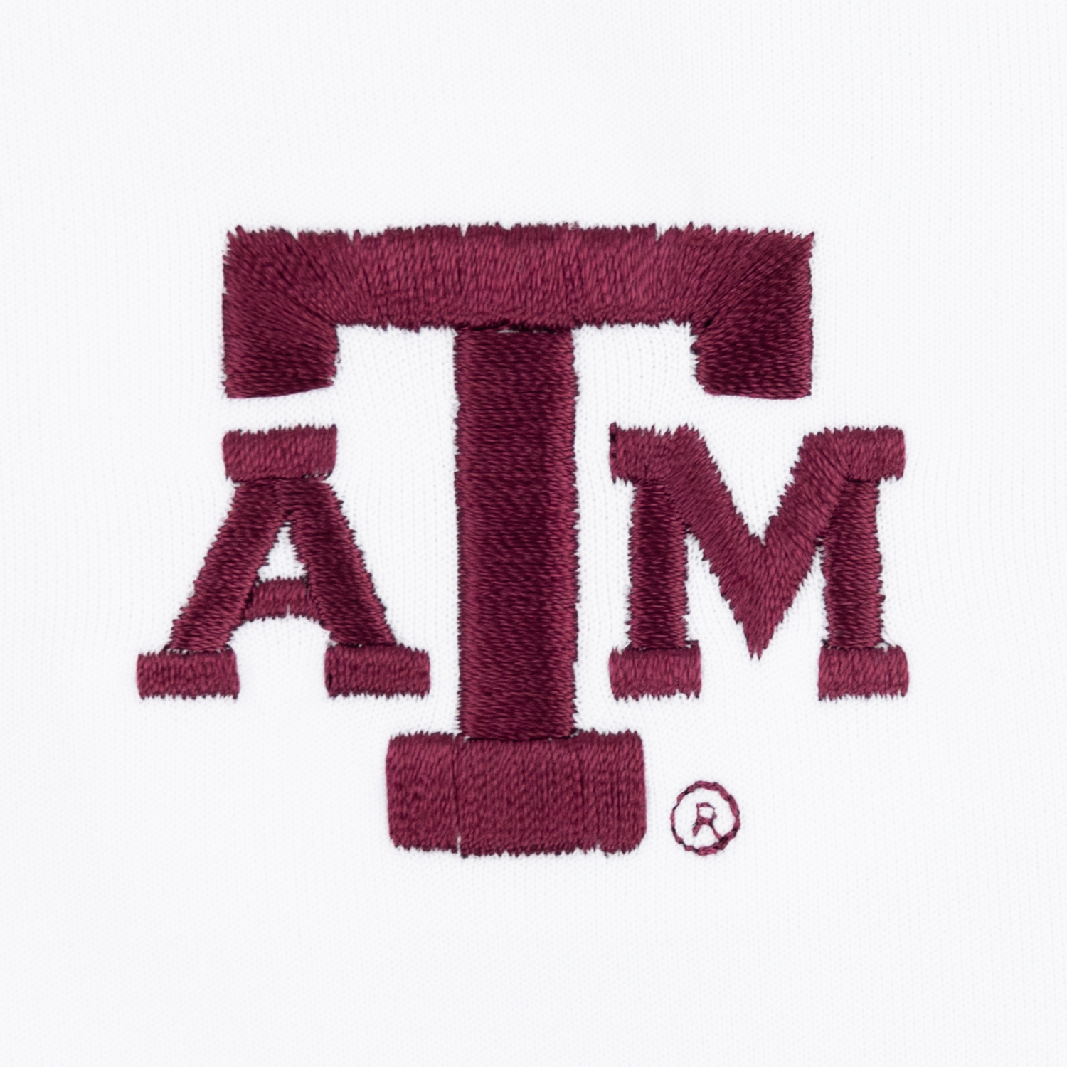 Texas A&M Johnnie-O Diaz White Quarter Zip Long Sleeve