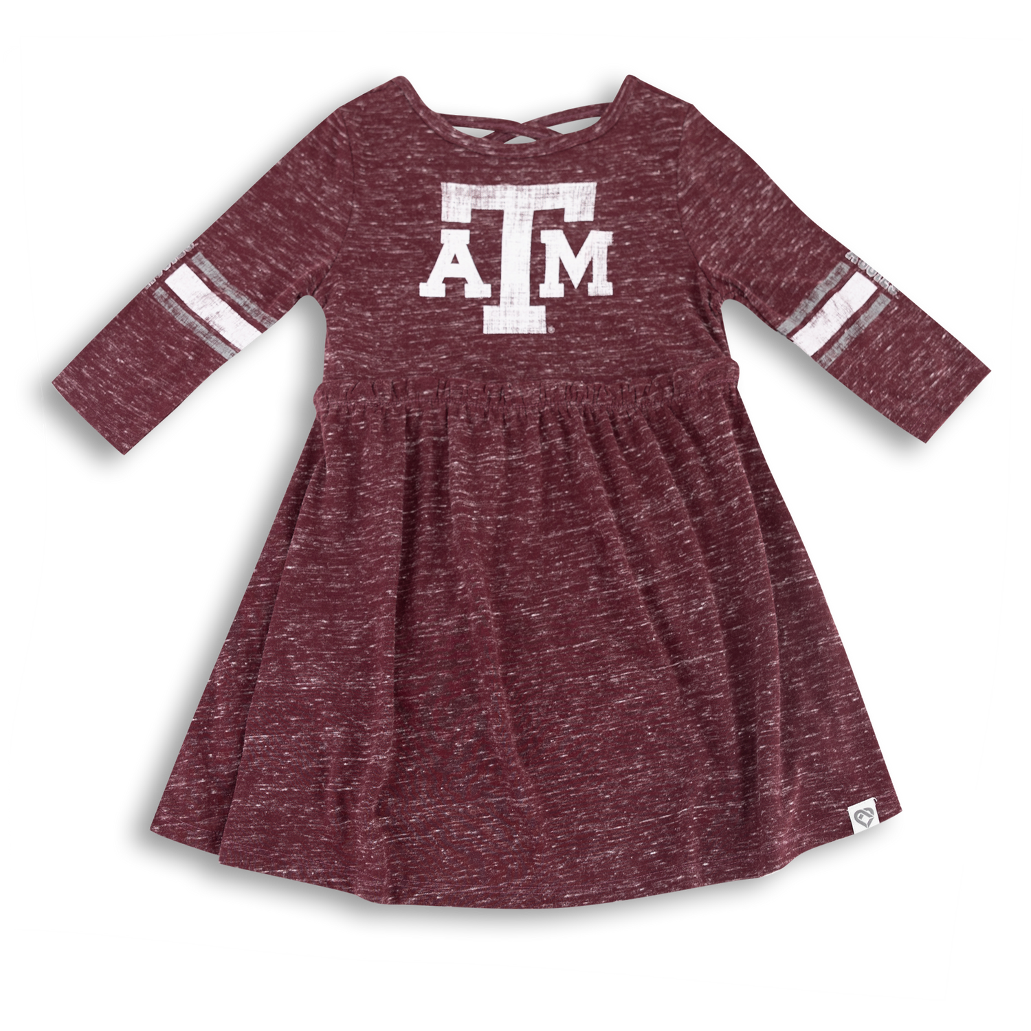 Texas A&M Toddler Rent Quarter Sleeve Dress