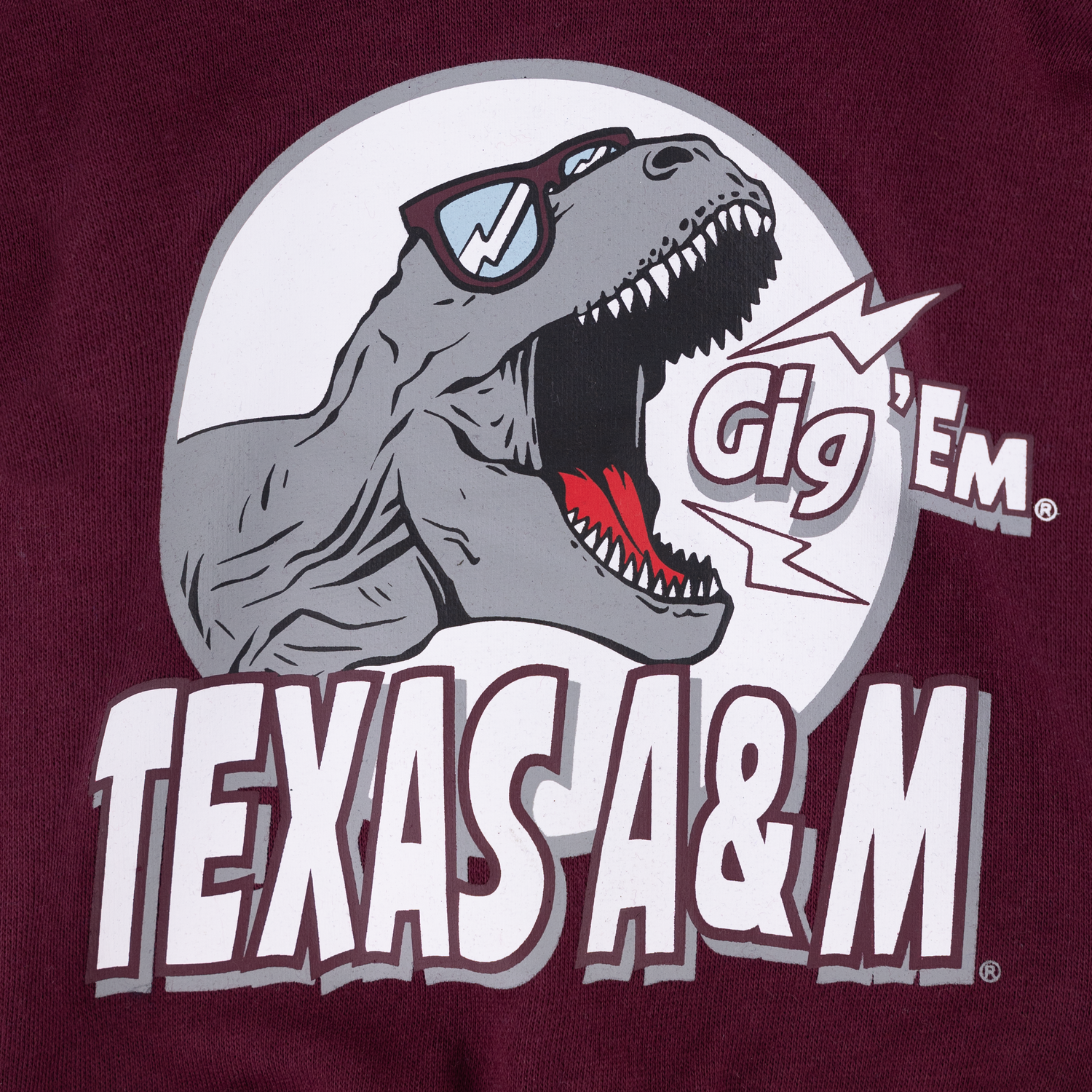 Texas A&M Gig 'Em Infant Dino Set