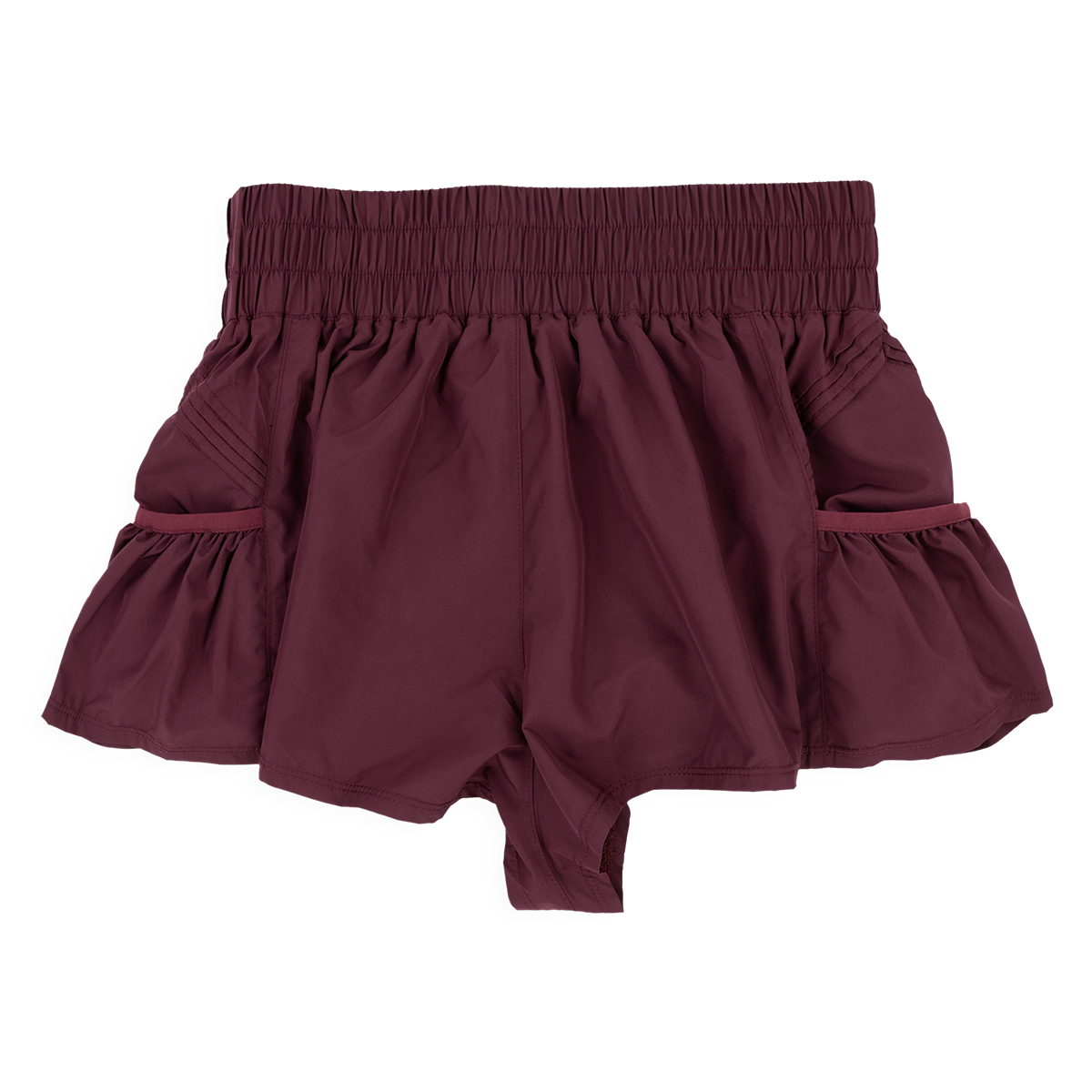 Flowy Swing Maroon Shorts