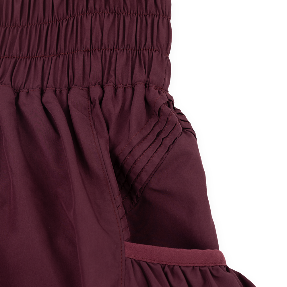 Flowy Swing Maroon Shorts