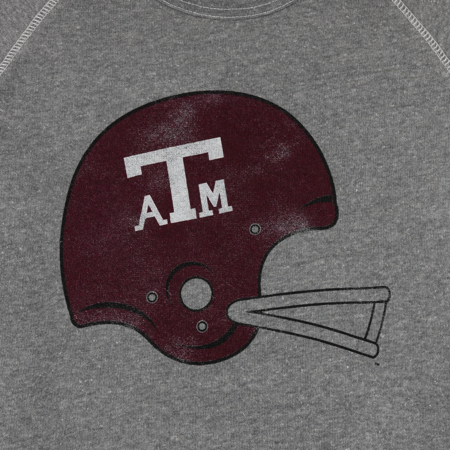 Texas A&M The Champ Vintage Football Helmet Sweatshirt