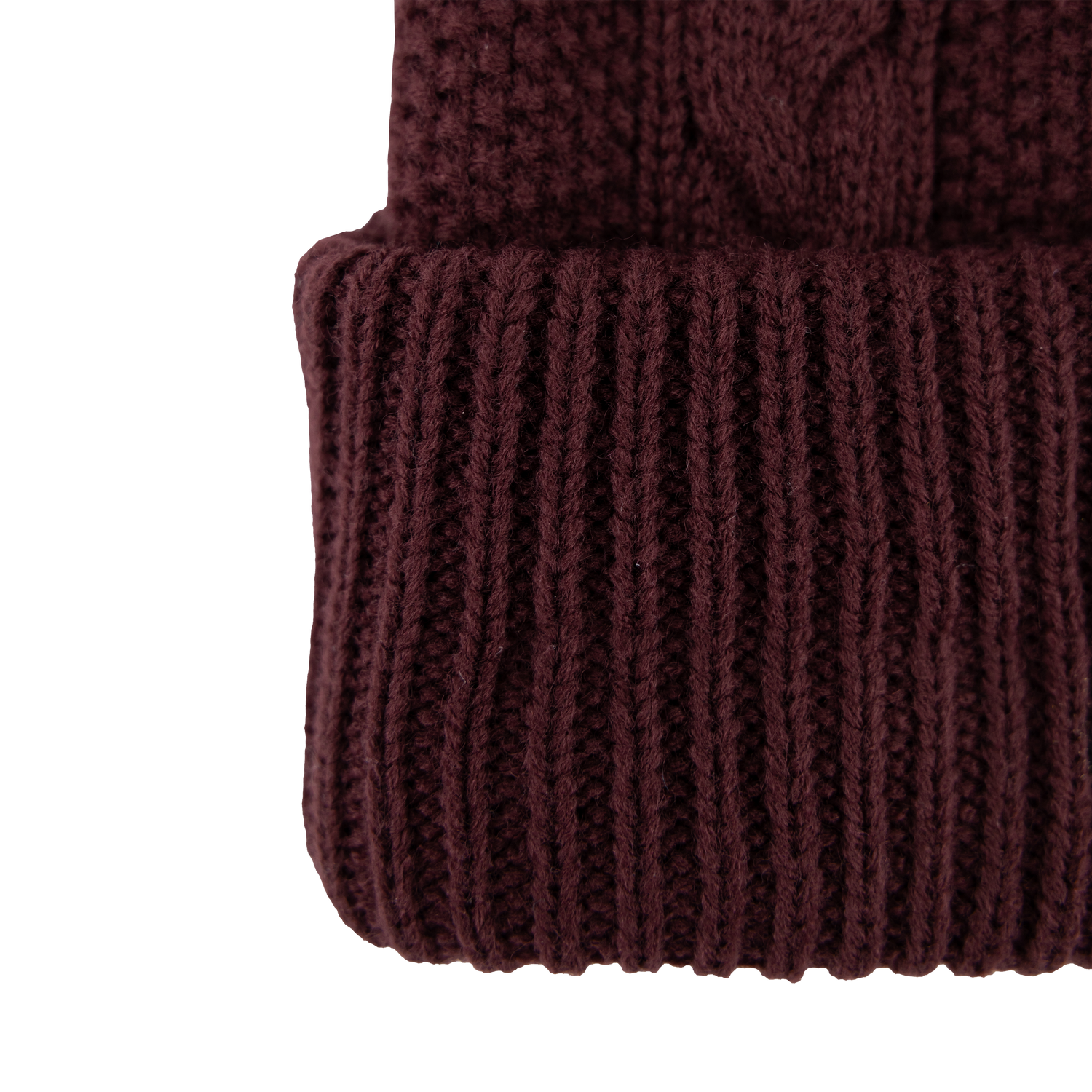 Texas A&M Youth Knit Cable Pom Beanie