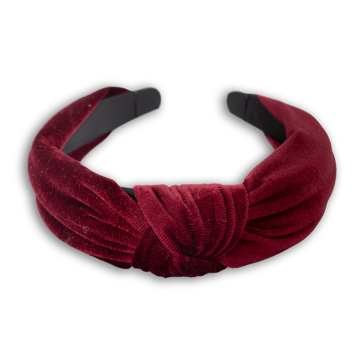 Velvet Wrap Maroon Headband