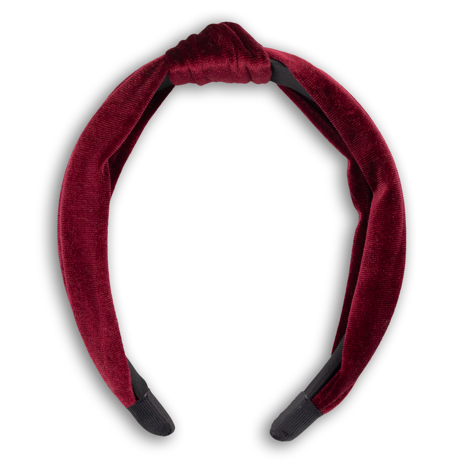 Velvet Wrap Maroon Headband