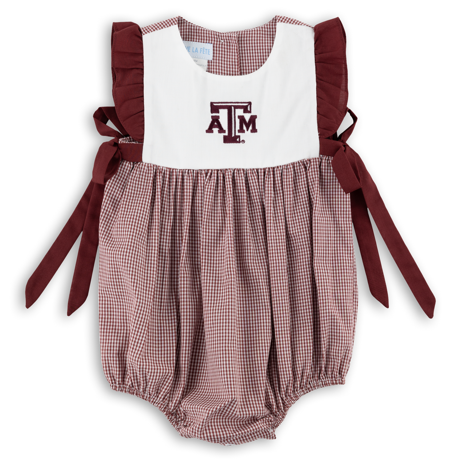 Texas A&M Infant Bessie Embroidered Bubble Bodysuit