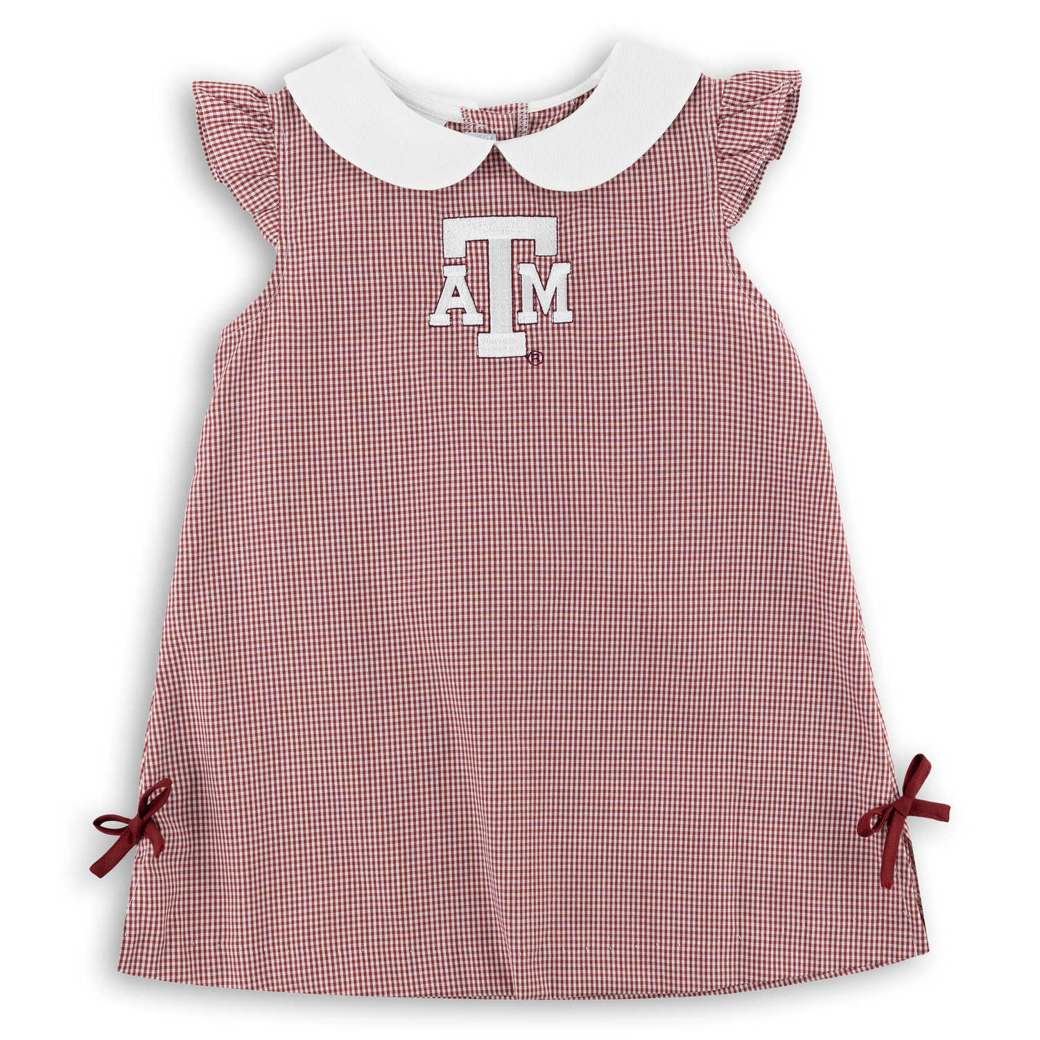 Texas A&M Toddler Ella Gingham Dress