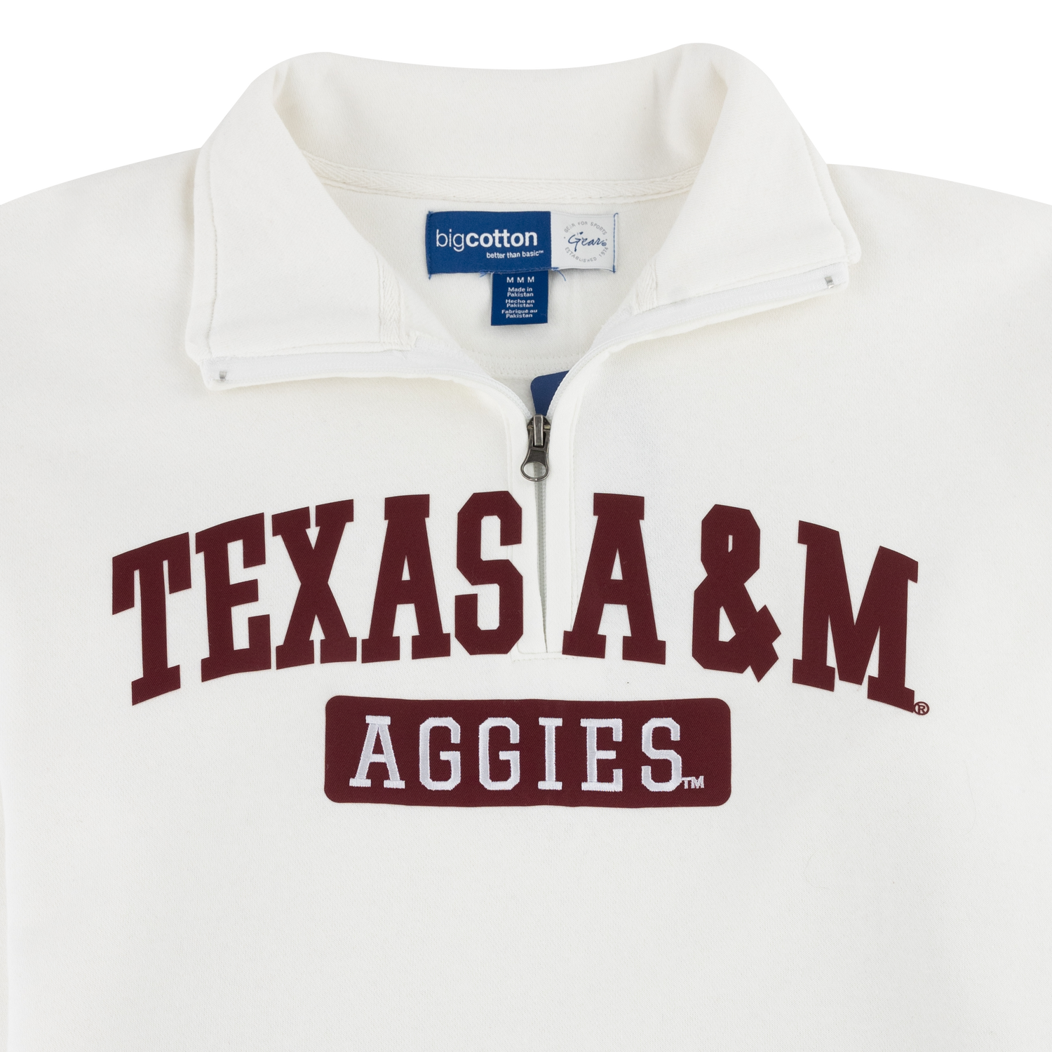 Texas A&M Aggies Big Cotton Pill Quarter Zip