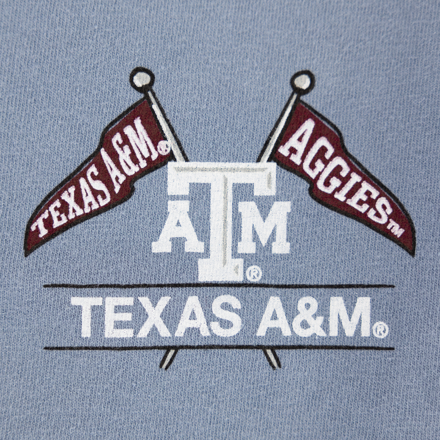 Texas A&M Aggie Moped Saltwater Blue T-Shirt