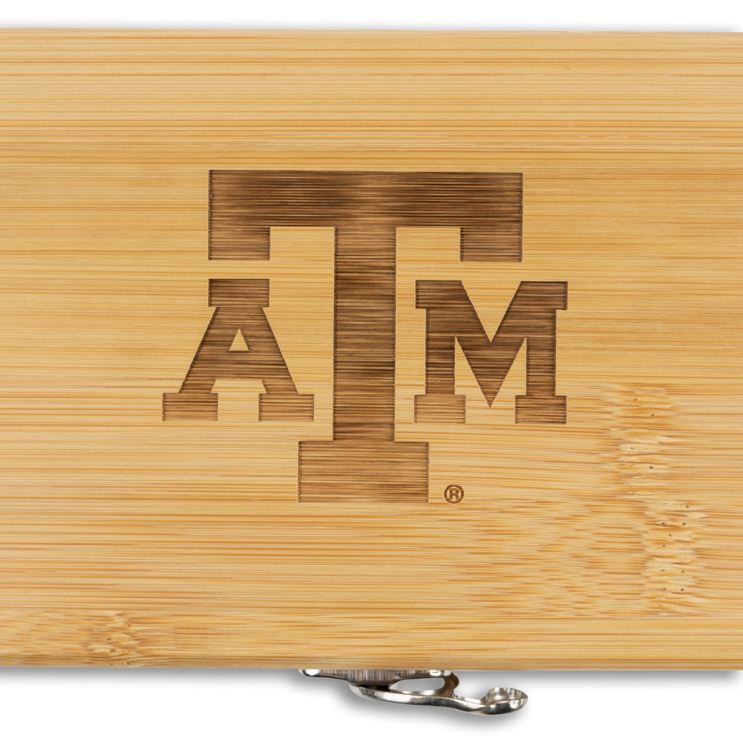 Texas A&M Bamboo Wine Gift Box