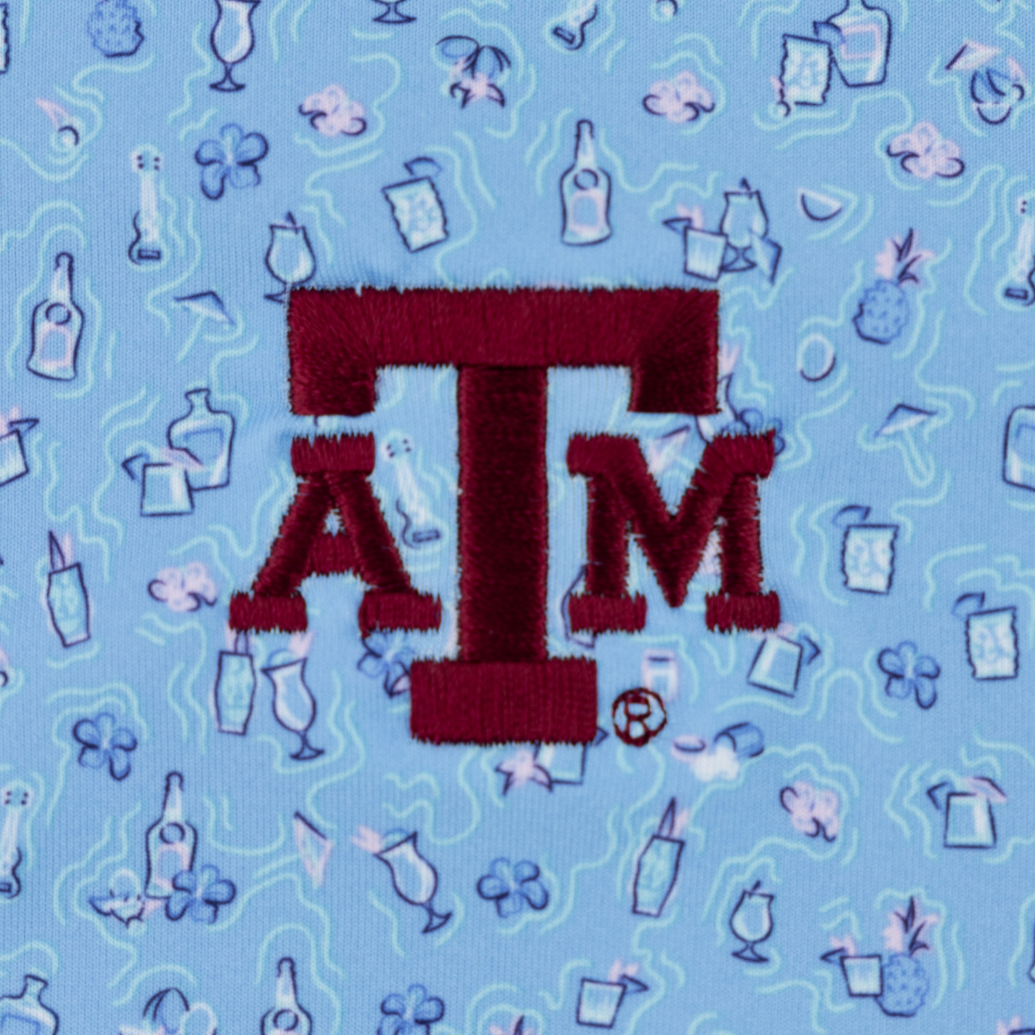 Texas A&M Peter Millar Painkillers Performance Jersey Polo