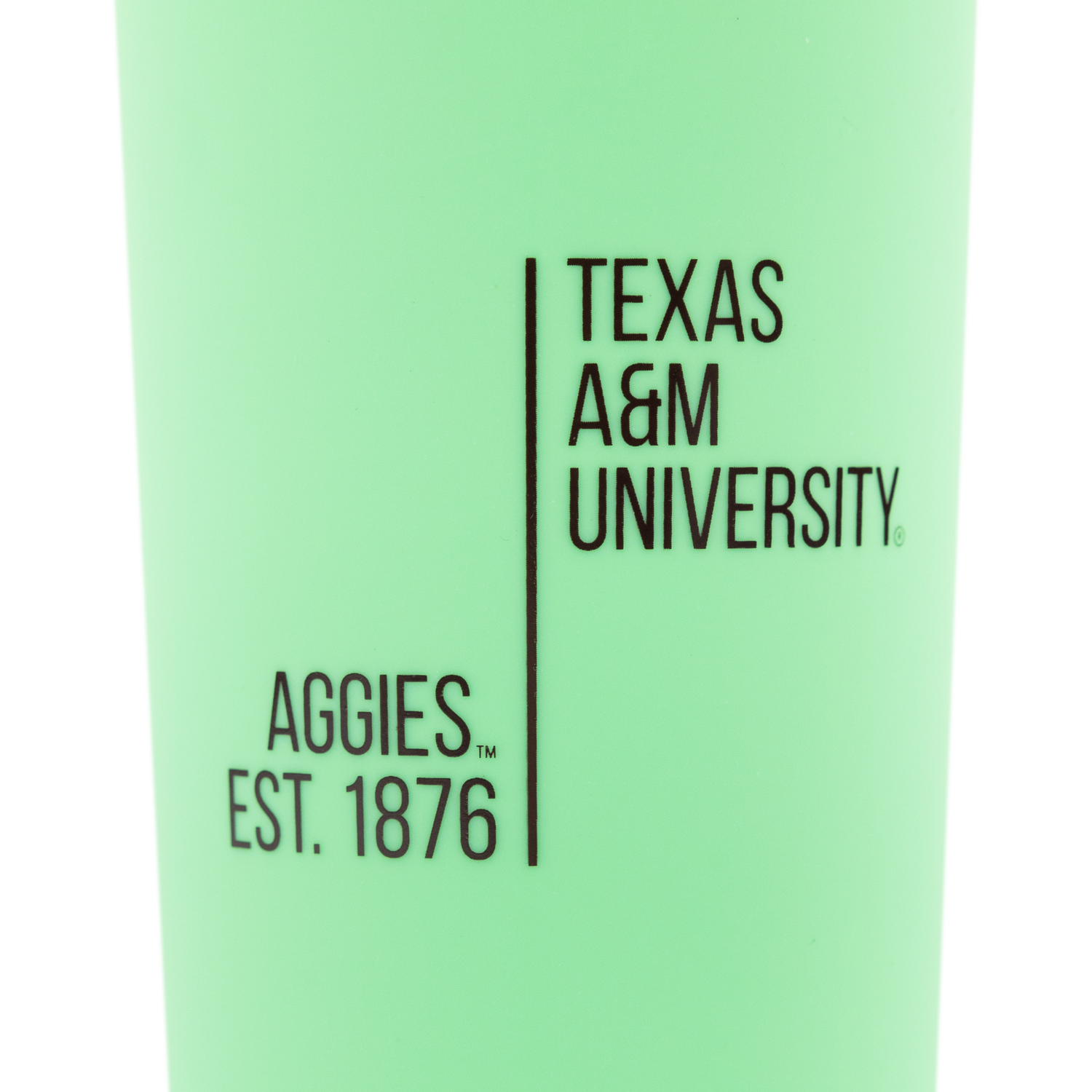 Texas A&M University Lime Green James Tumbler 17oz