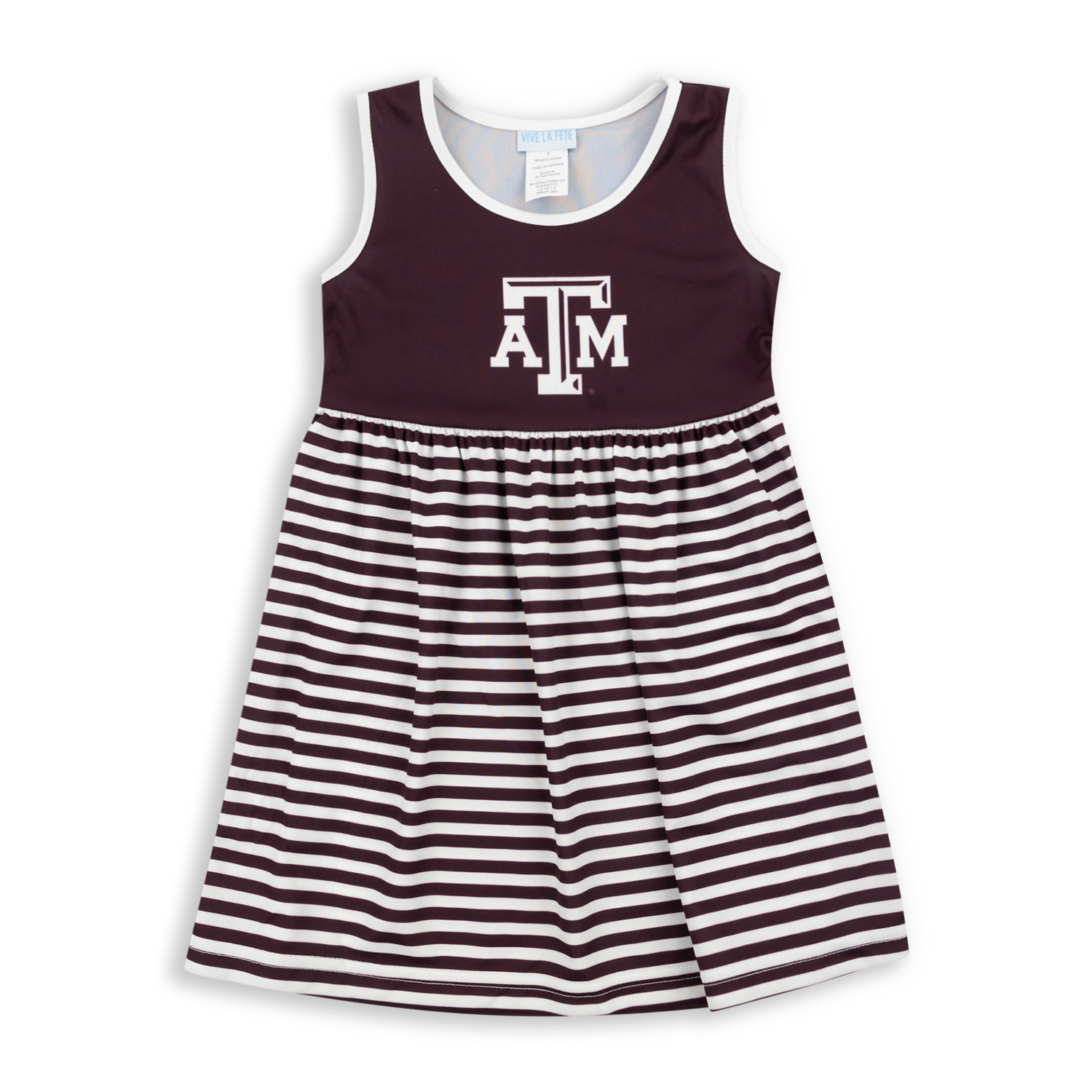 Texas A&M Maddie Striped Tank Dress Toddler