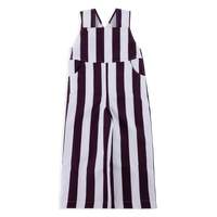 Maroon and white deals overalls