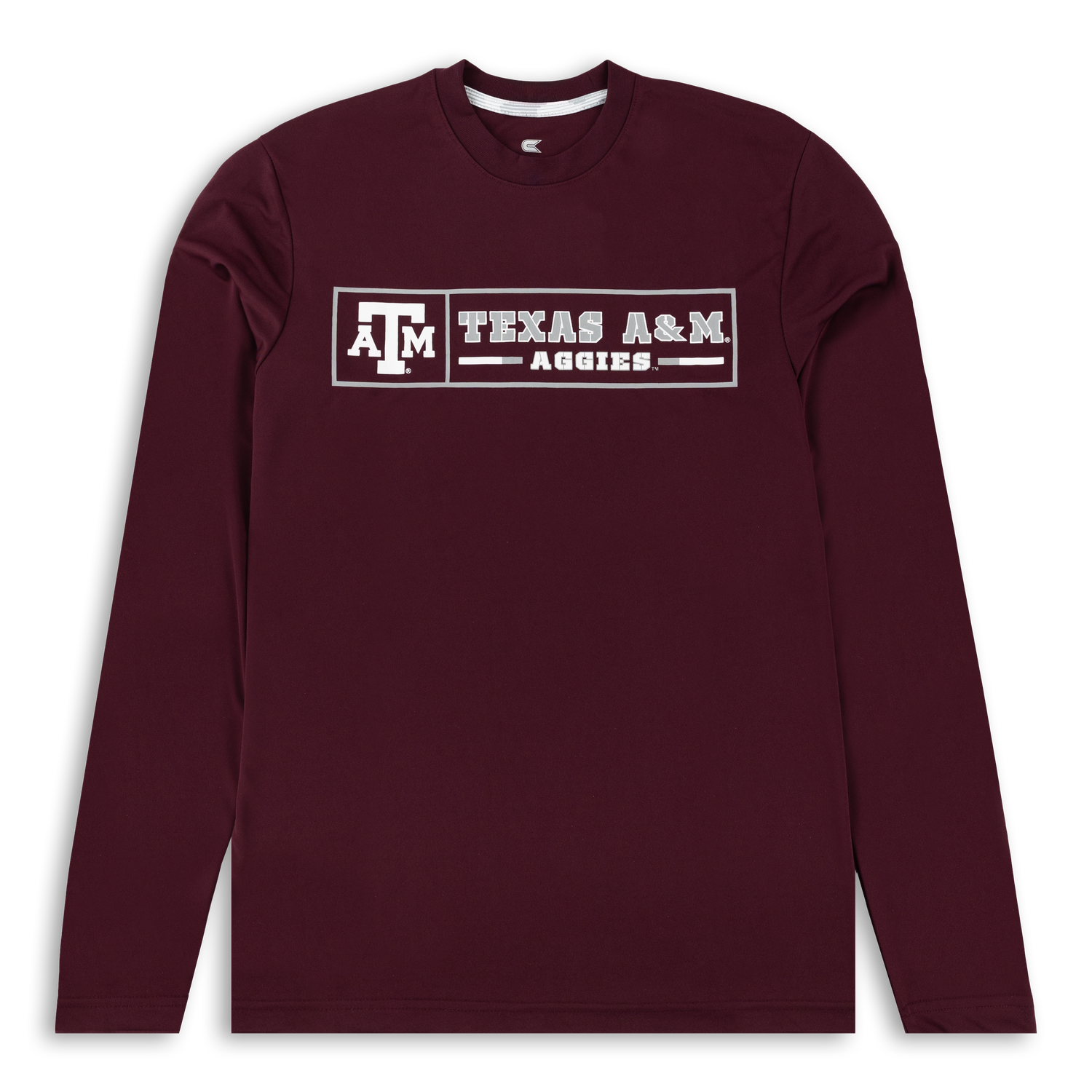 Texas A&M Aggies Tomcat Long Sleeve Poly Tee