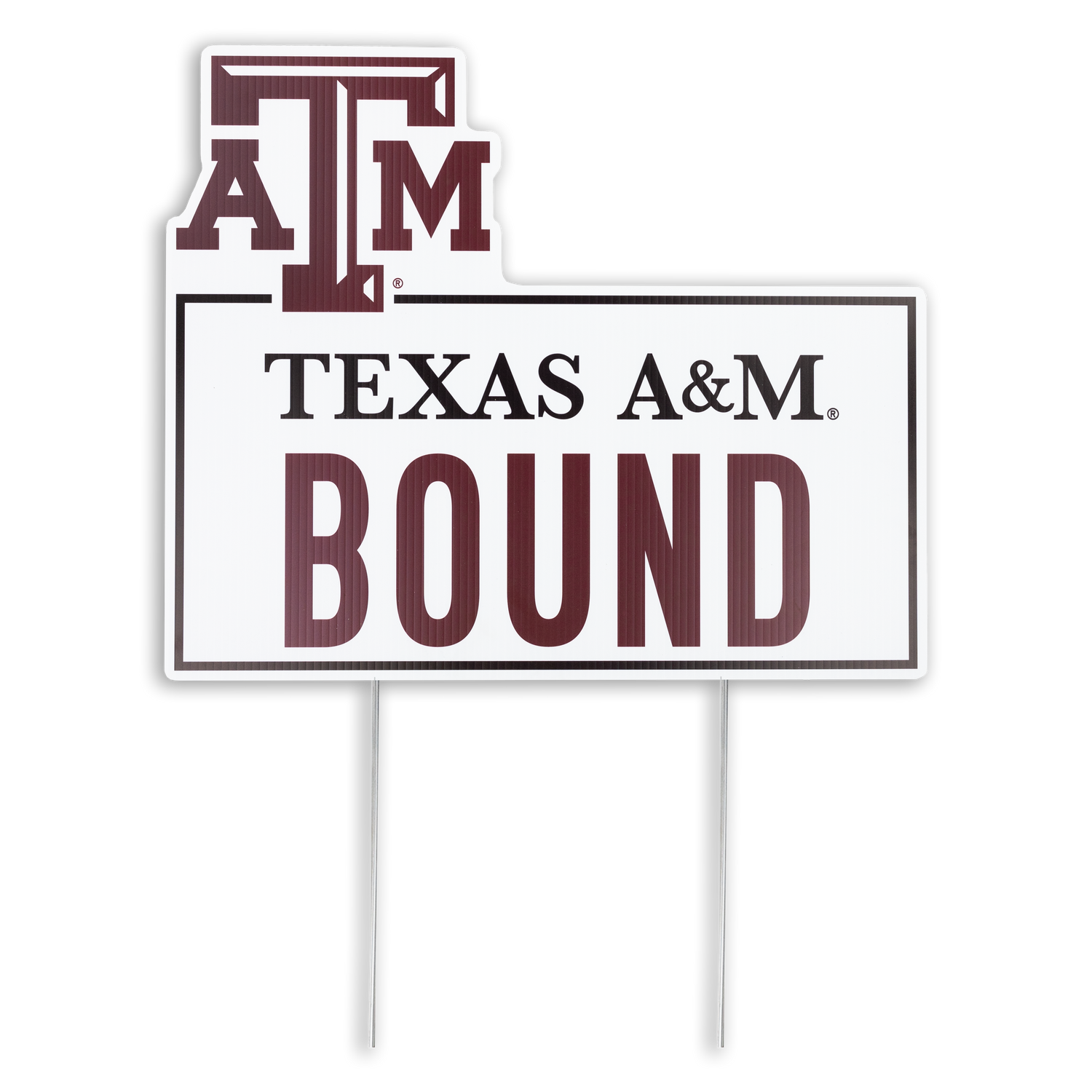 Texas A&M Bound Yard Sign 18" x 24"