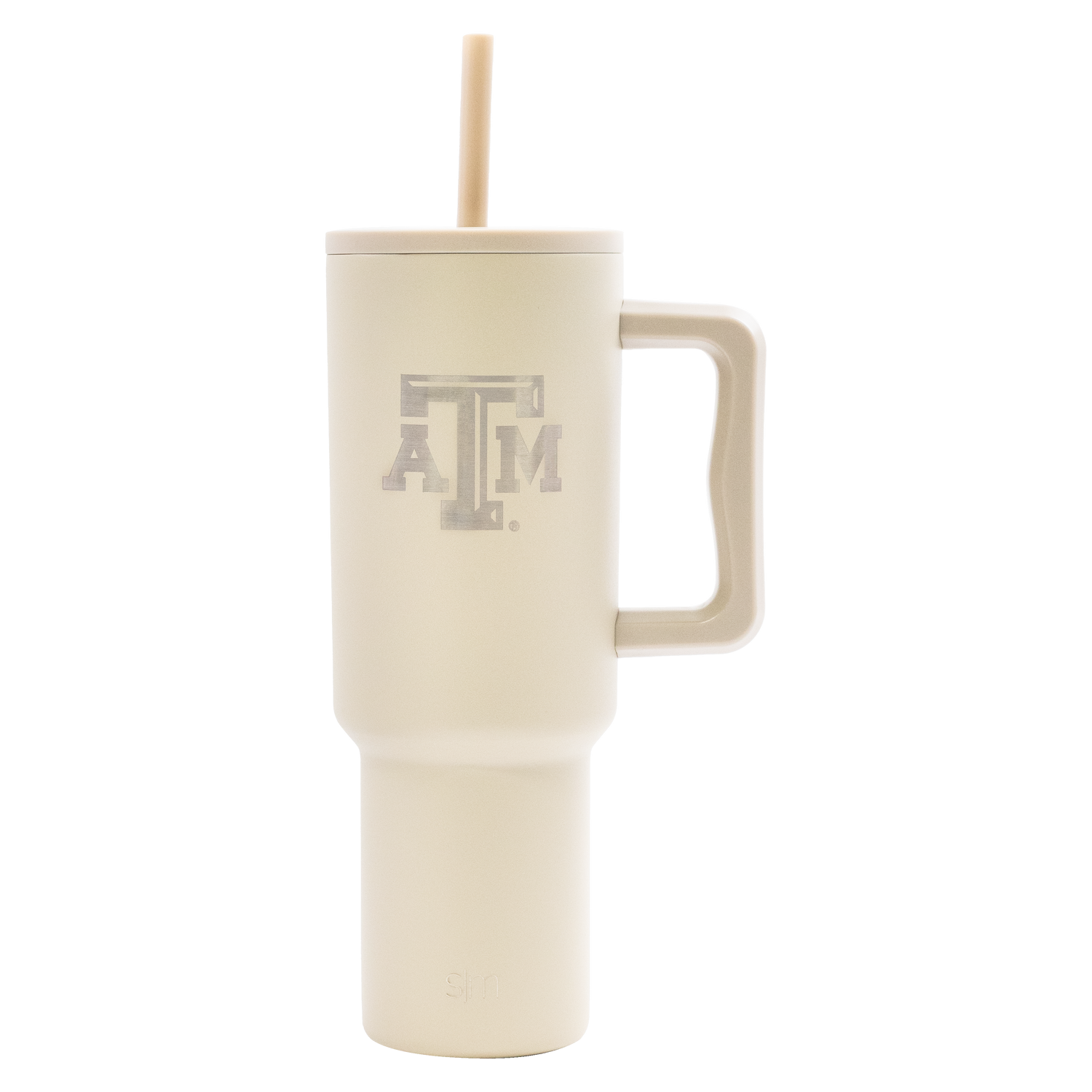 Texas A&M Simple Modern ATM Logo Almond Trek Tumbler 40oz