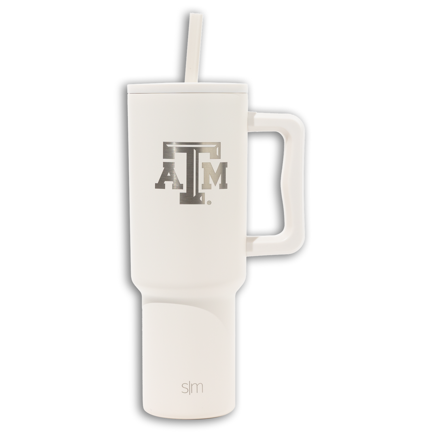 Texas A&M Block Logo White Trek Tumbler 40oz