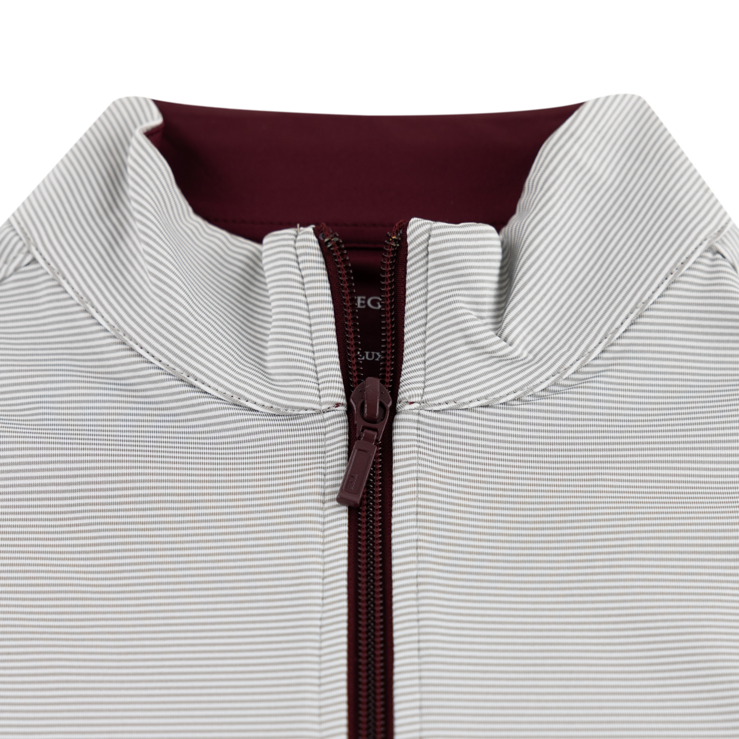 Texas A&M Gray Performance Striped Quarter Zip