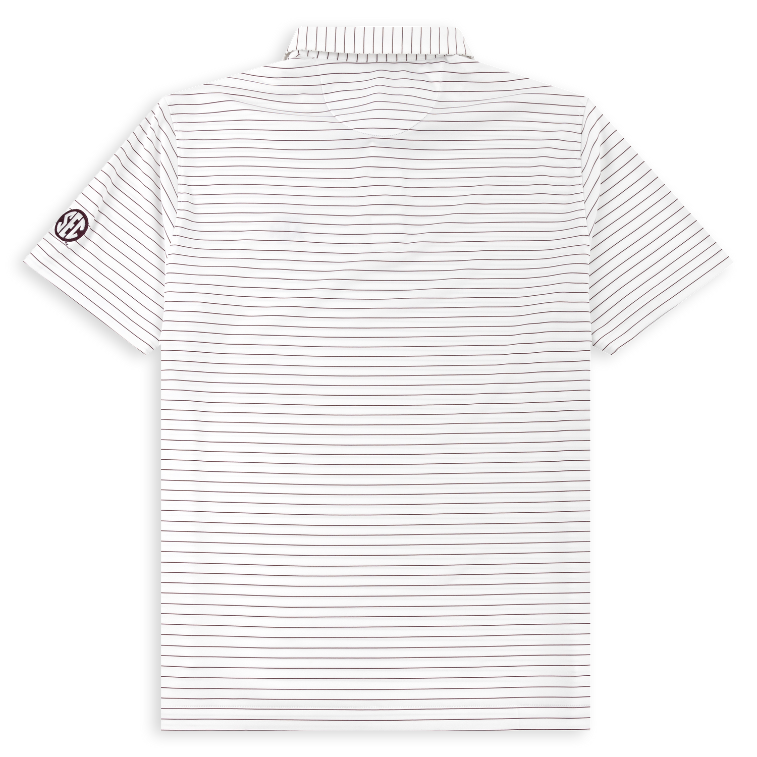 Texas A&M Wide Striped Performance Polo