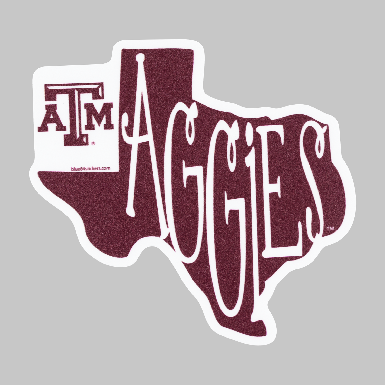 Texas A&M Aggies Get Fit Texas Sticker