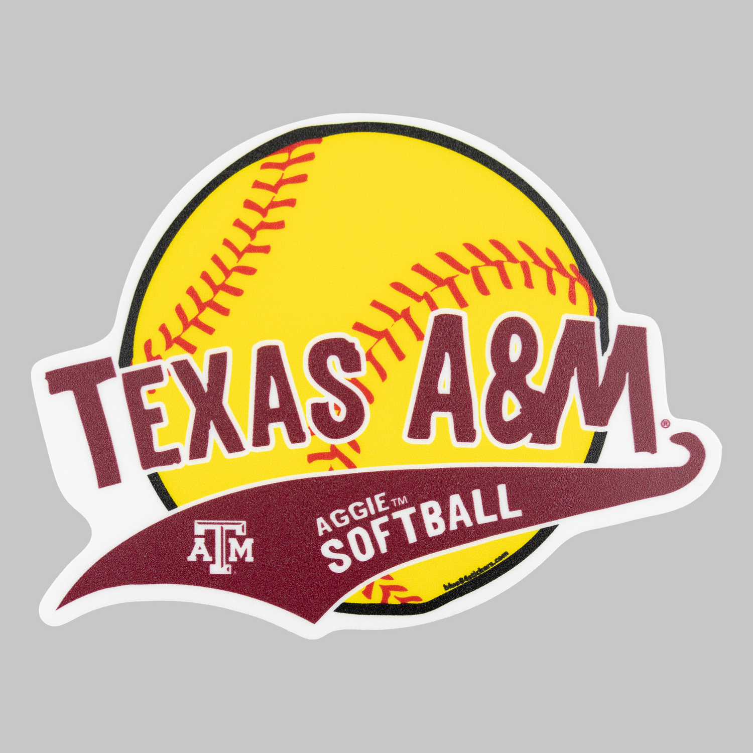 Texas A&M Centrist Softball Sticker