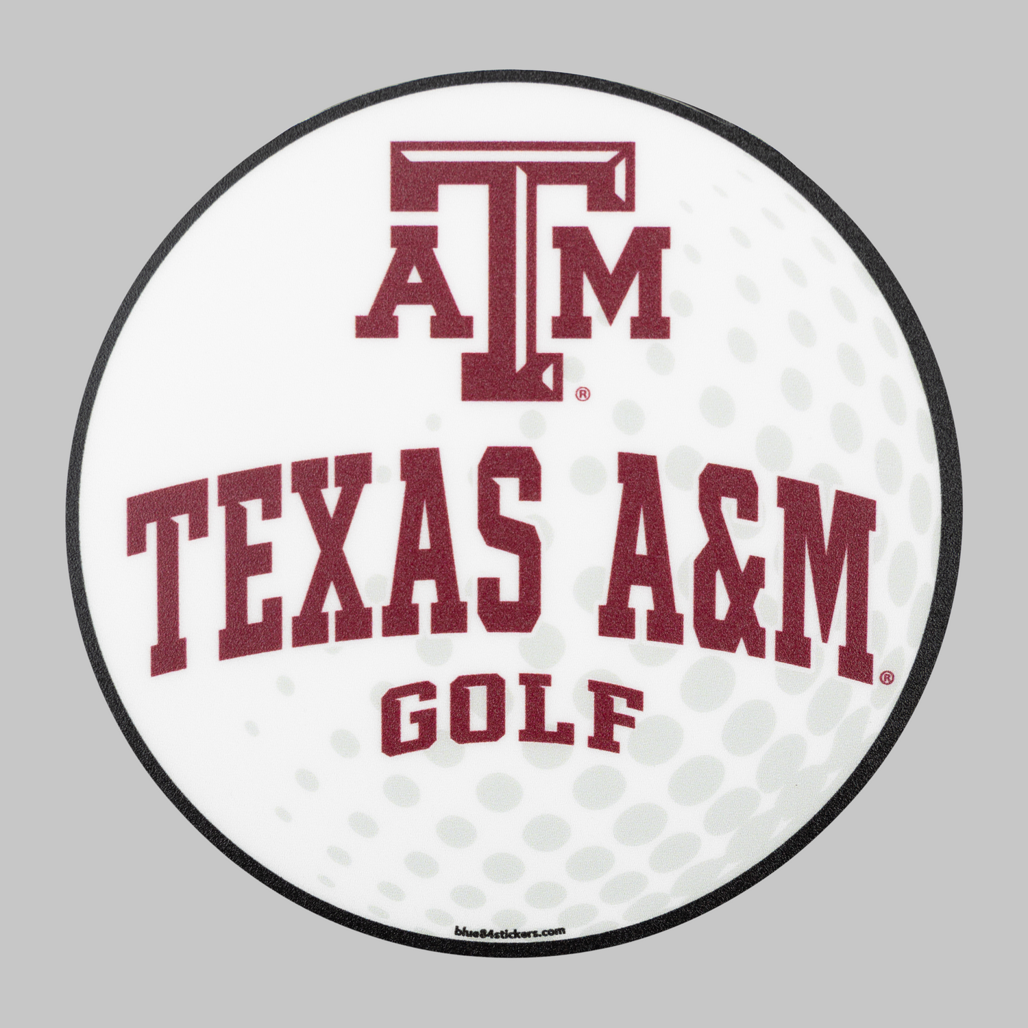 Texas A&M Educate Golf Sticker