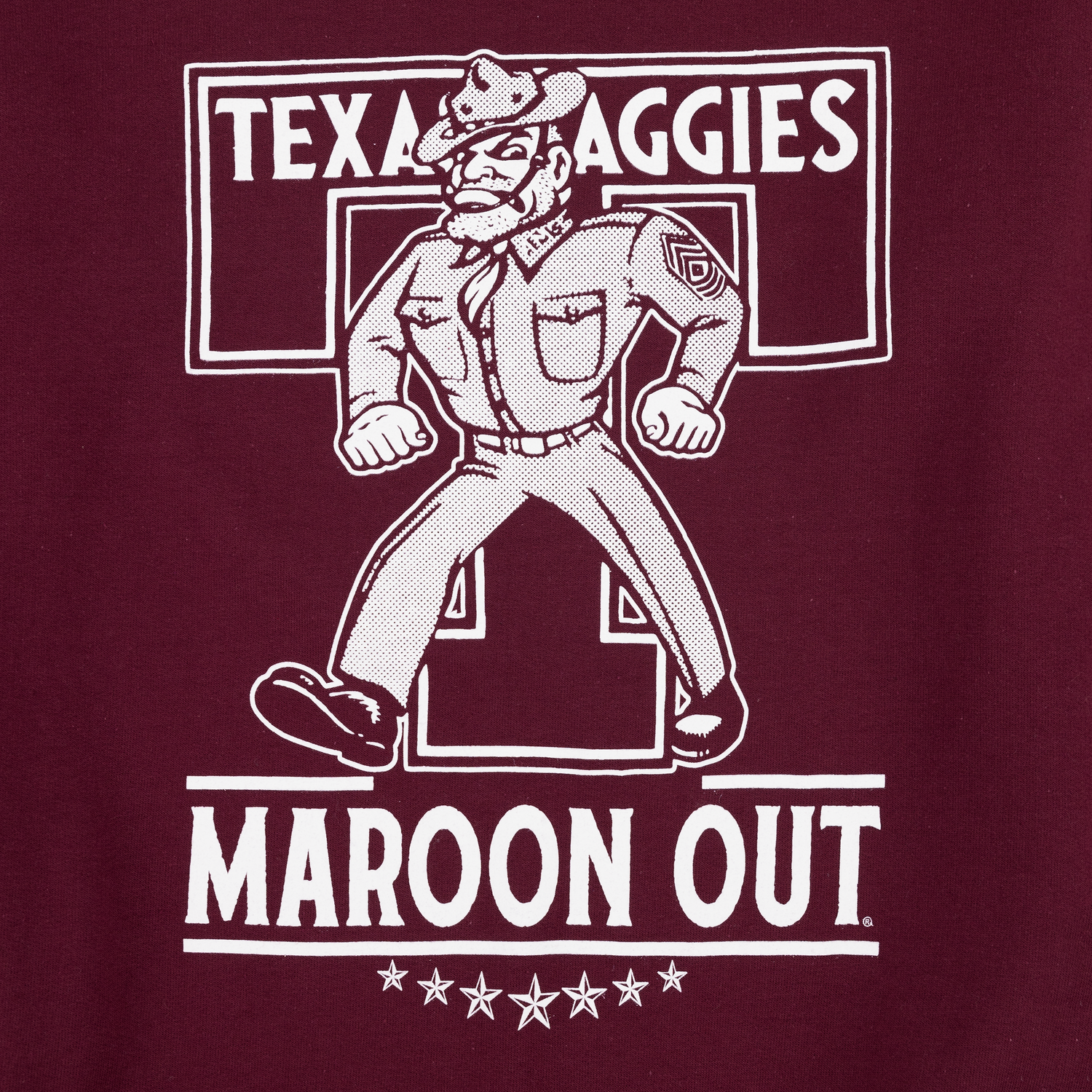 Maroon Out Texas Aggies Sarge Sweatshirt