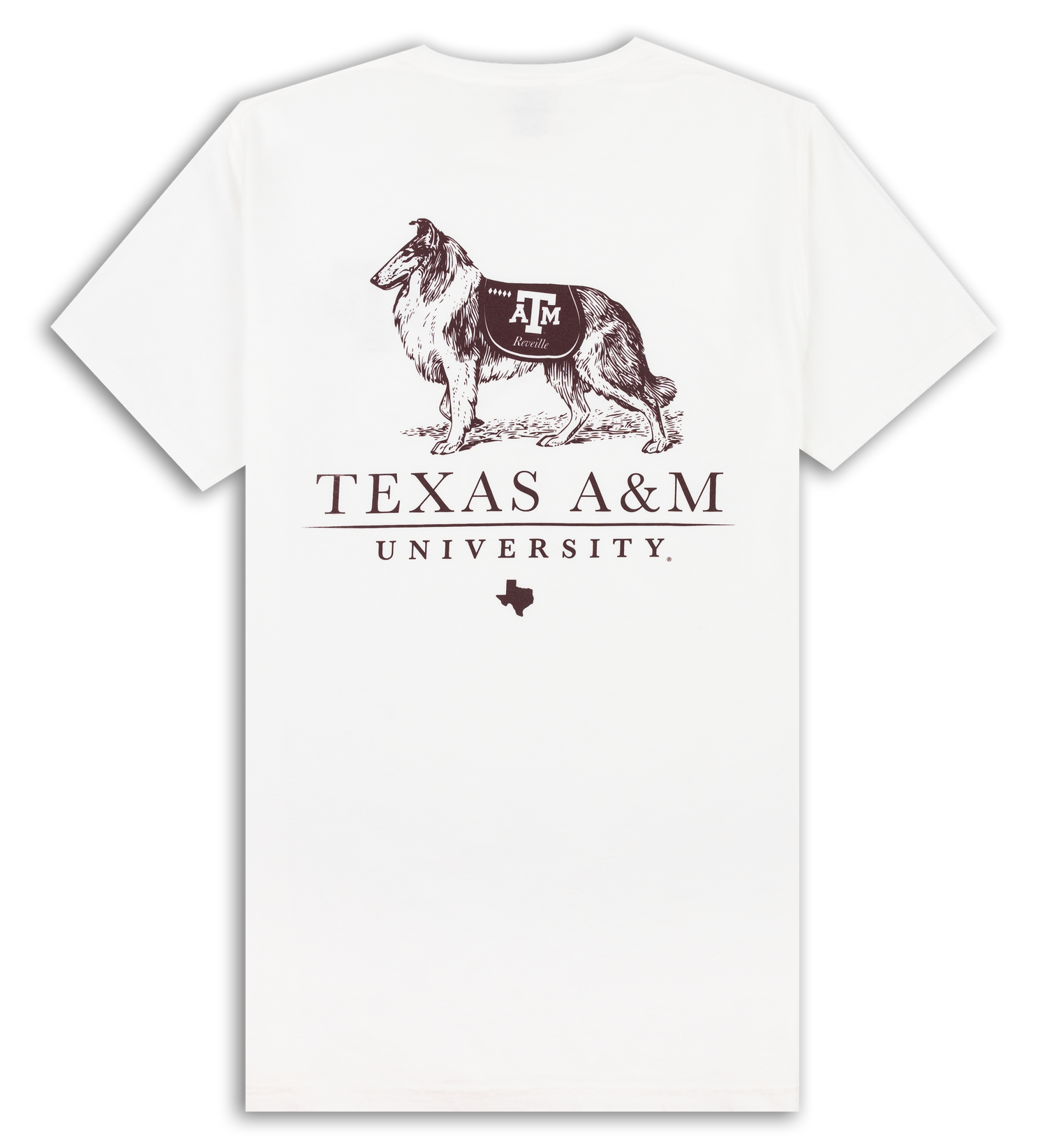 Texas A&M University Lady Reveille White T-Shirt
