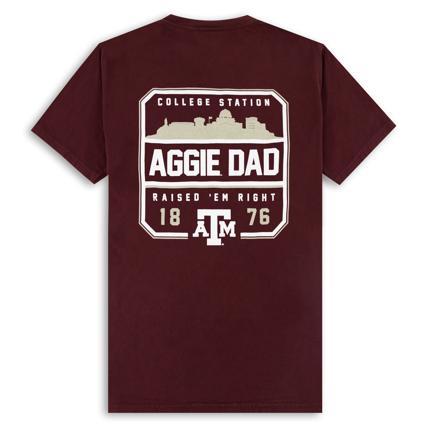 Texas A&M Aggie Dad Skyline T-Shirt