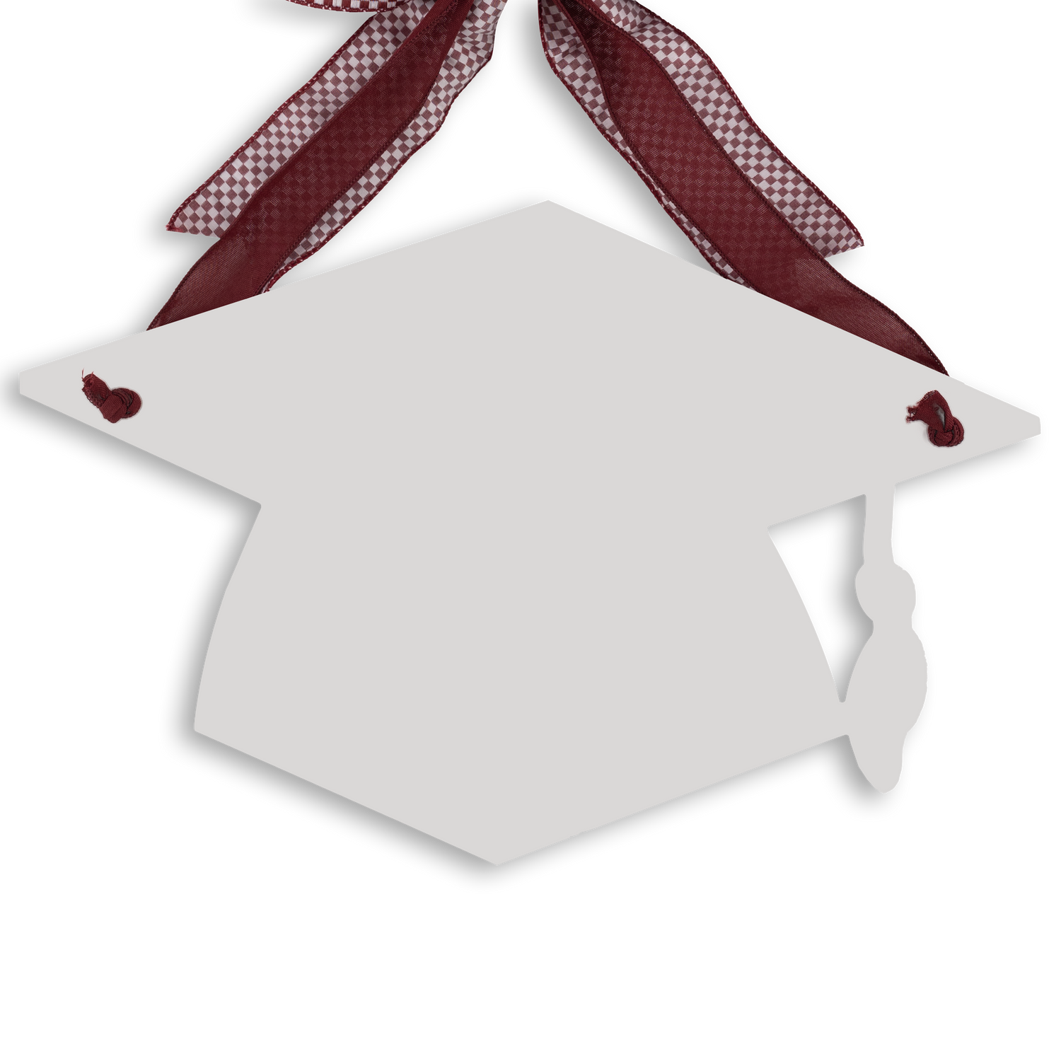 Maroon Graduation Cap Door Hanger