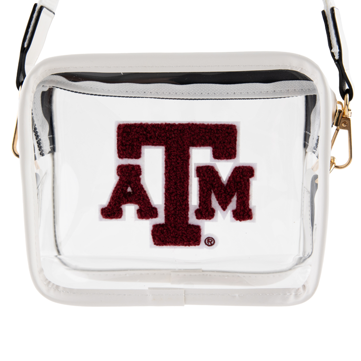 Texas A&M Clear Varsity Patch Crossbody