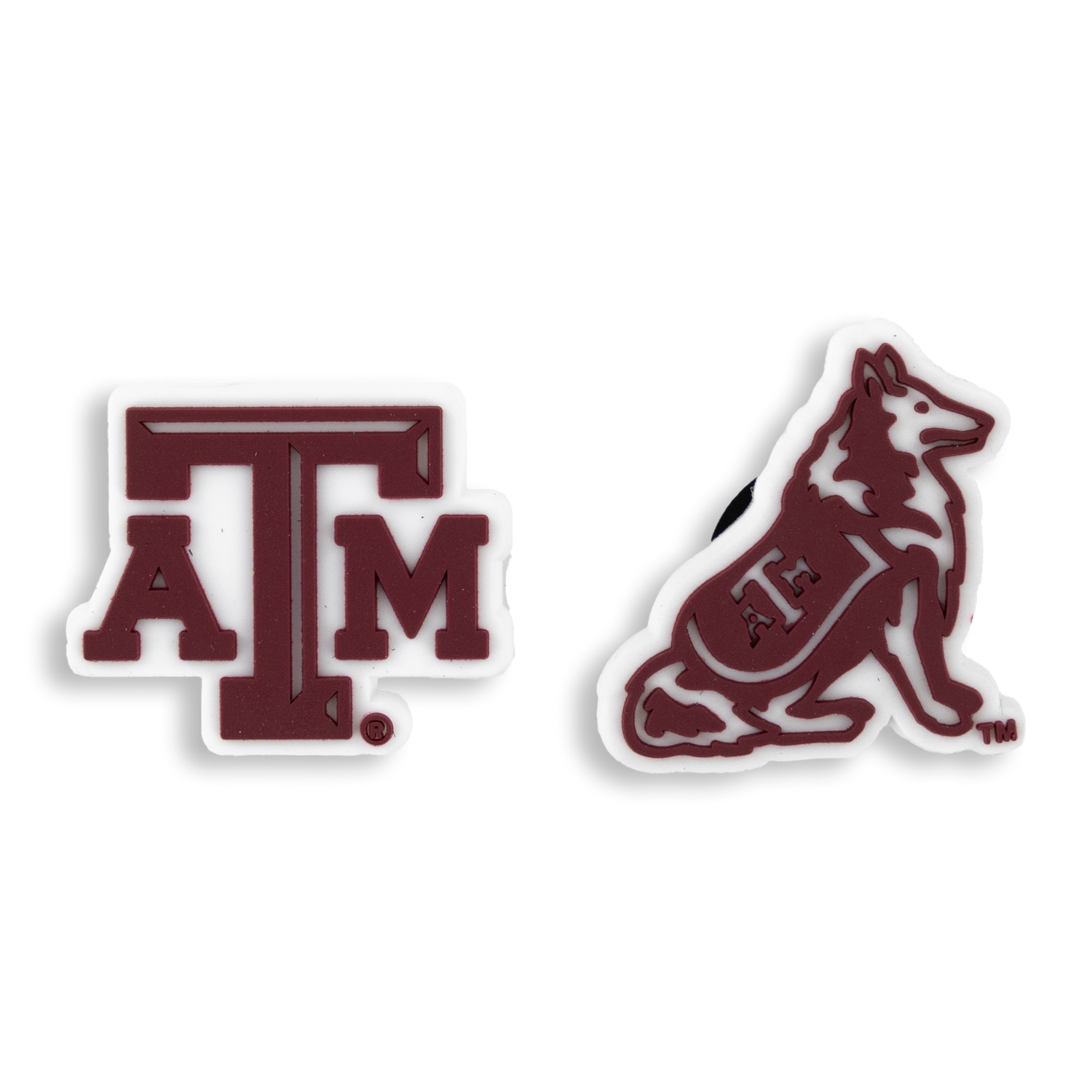 Texas A&M 2-Pack Reveille Footwear Charms