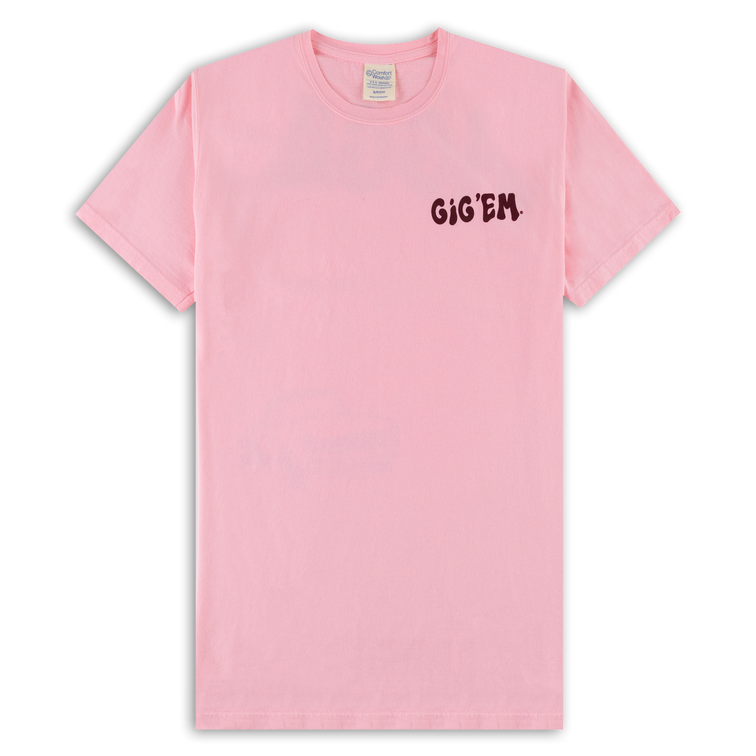 Texas A&M Gig 'Em Pink Car T-Shirt
