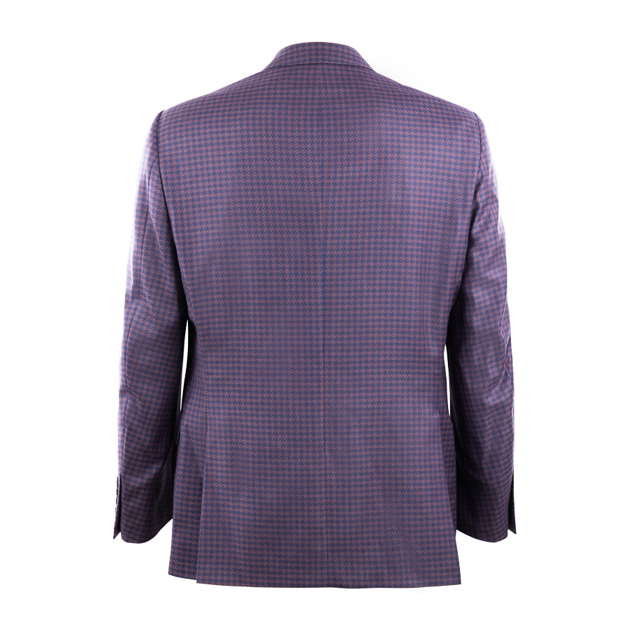 Navy Houndstooth Blazer