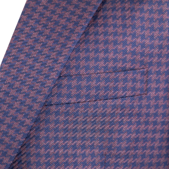 Navy Houndstooth Blazer