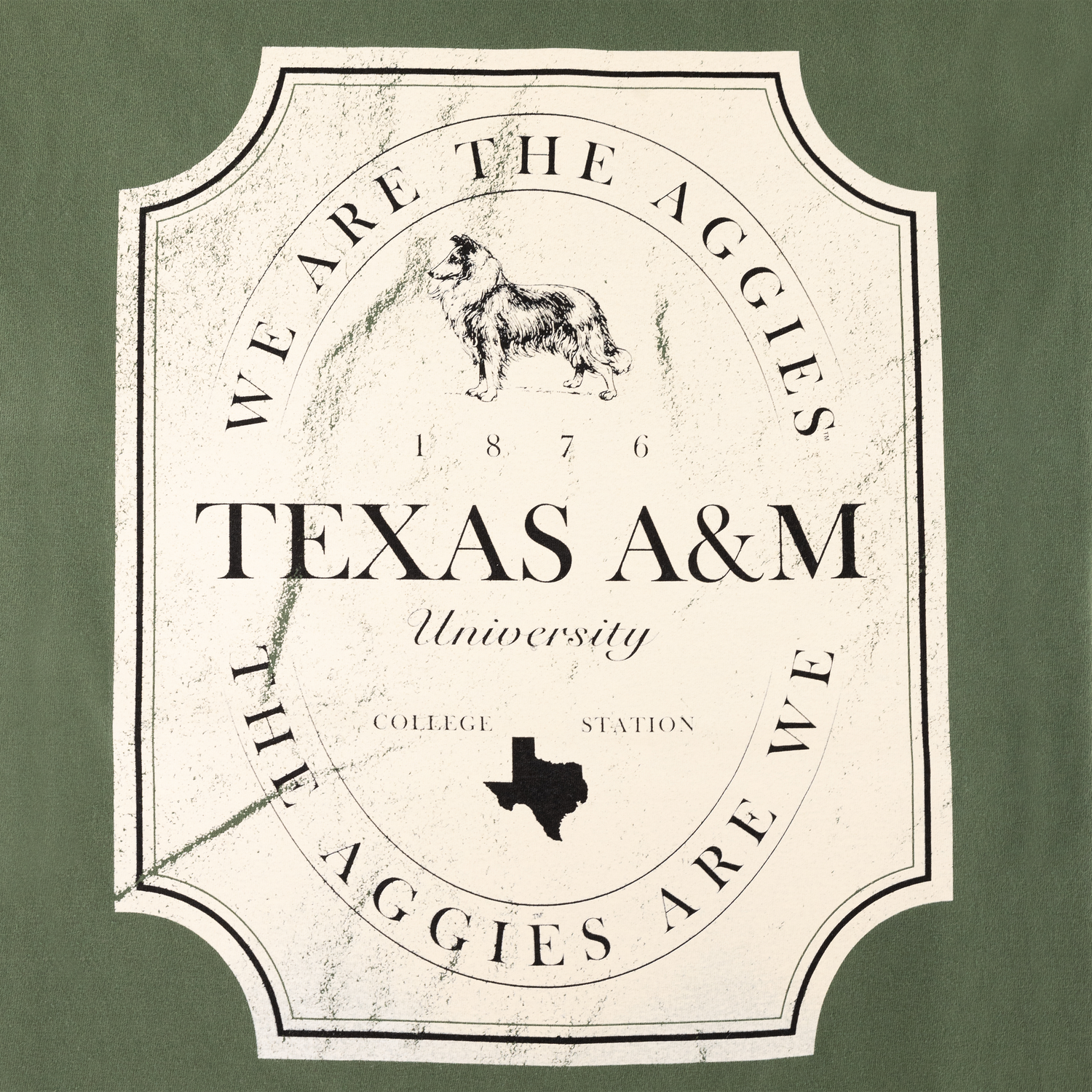 Texas A&M We are the Aggies Reveille T-Shirt