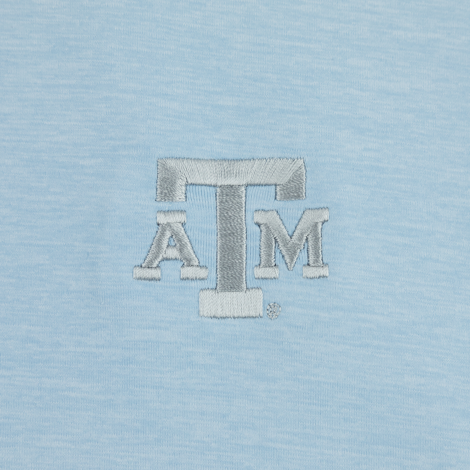 Texas A&M Gen Teal Heathered Brr Performance Polo