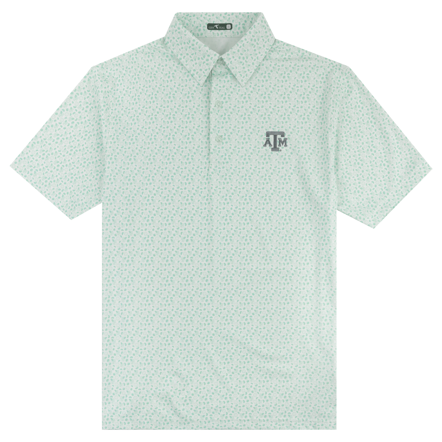 Texas A&M Gen Teal Happy Hour Performance Polo