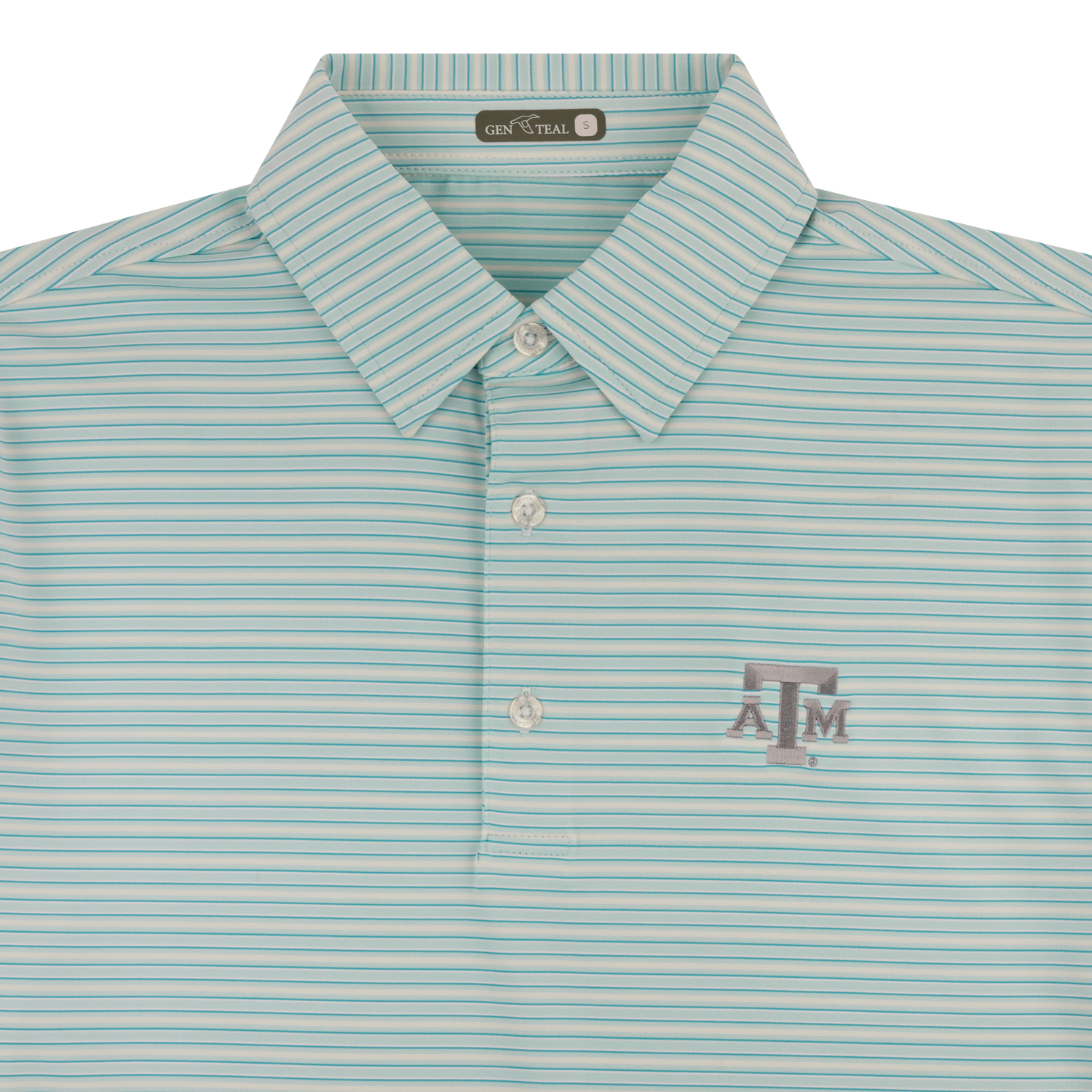 Texas A&M Gen Teal Wrightsville Performance Polo