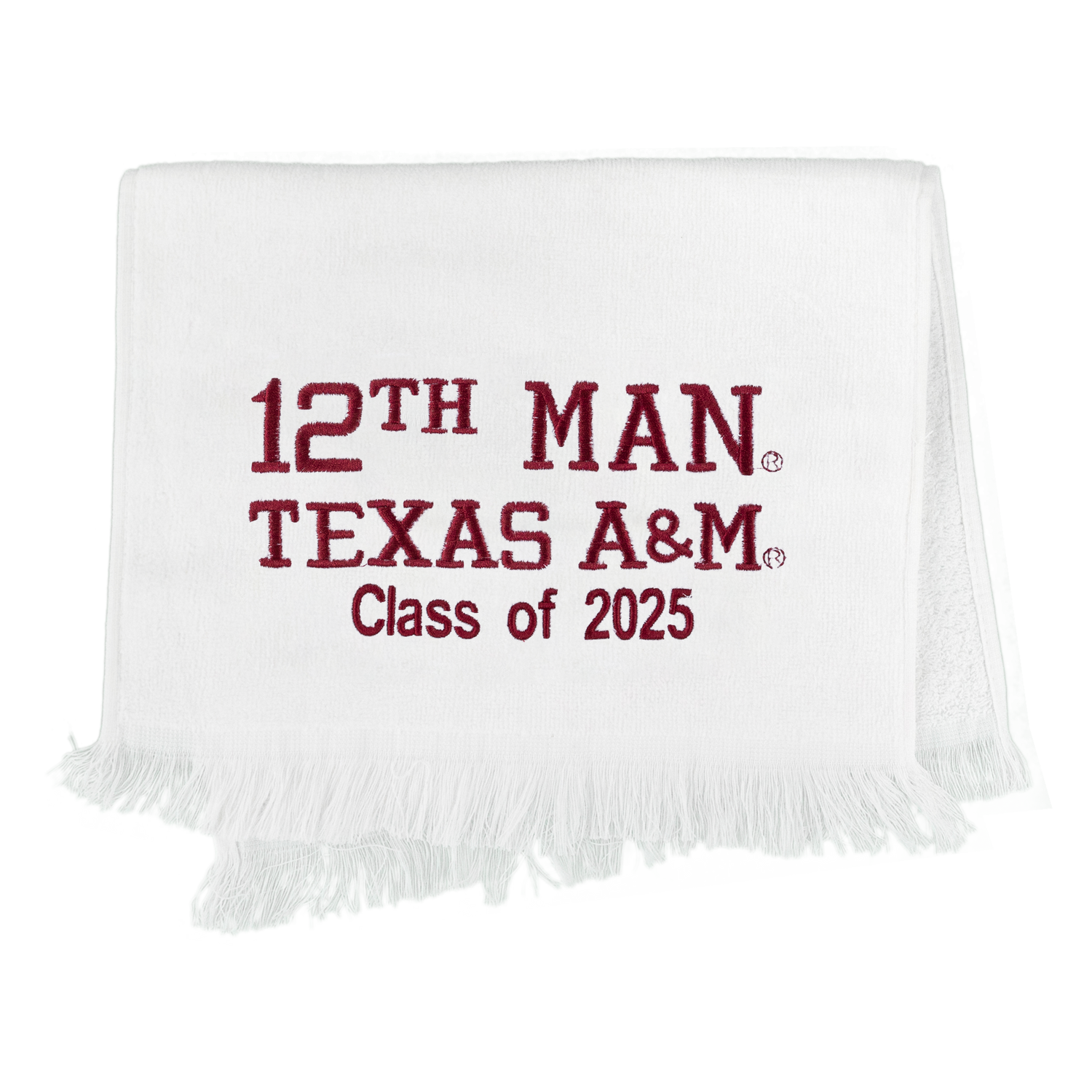 Texas A&M Embroidered Class Of 2025 Towel