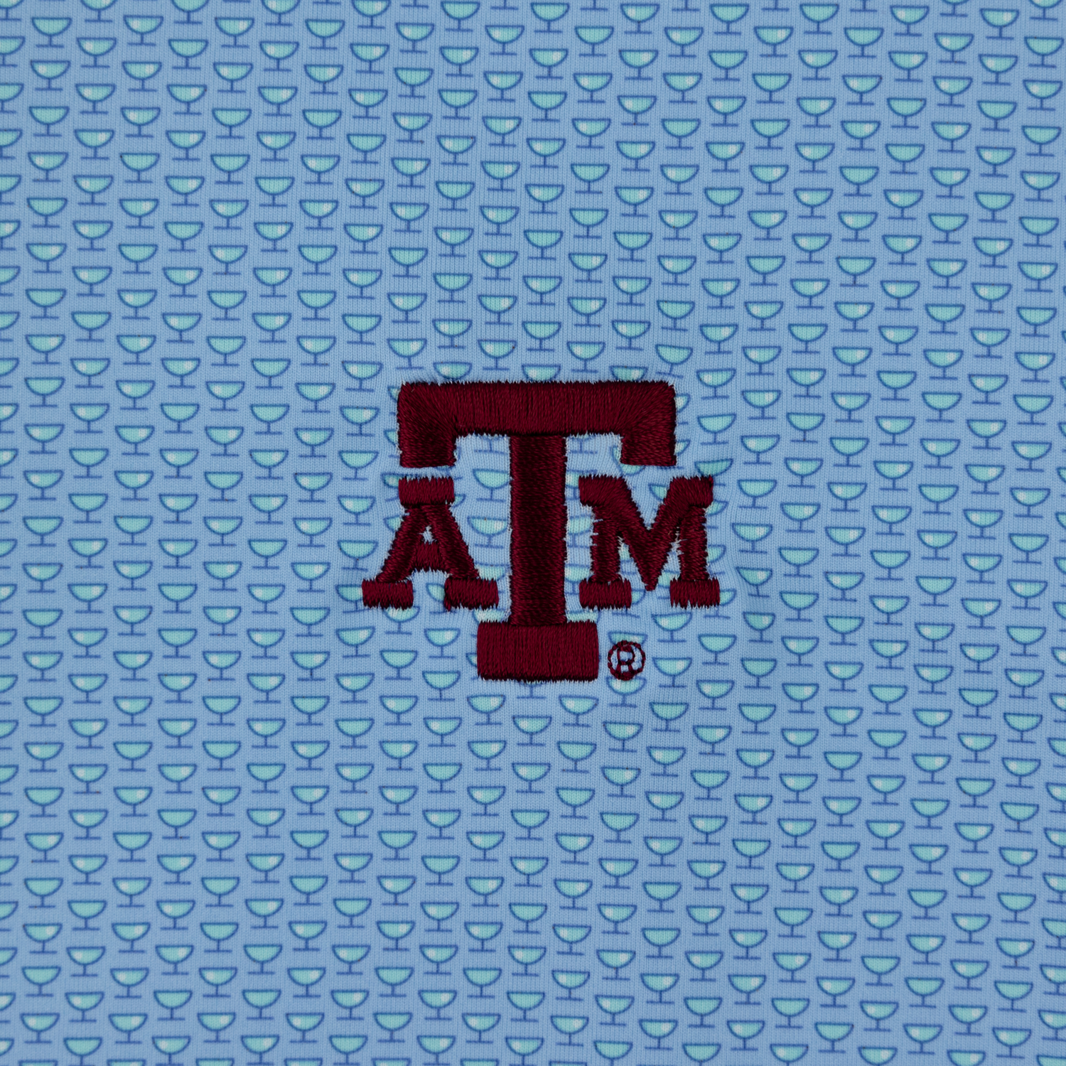 Texas A&M Peter Millar I'll Have it Neat Performance Polo