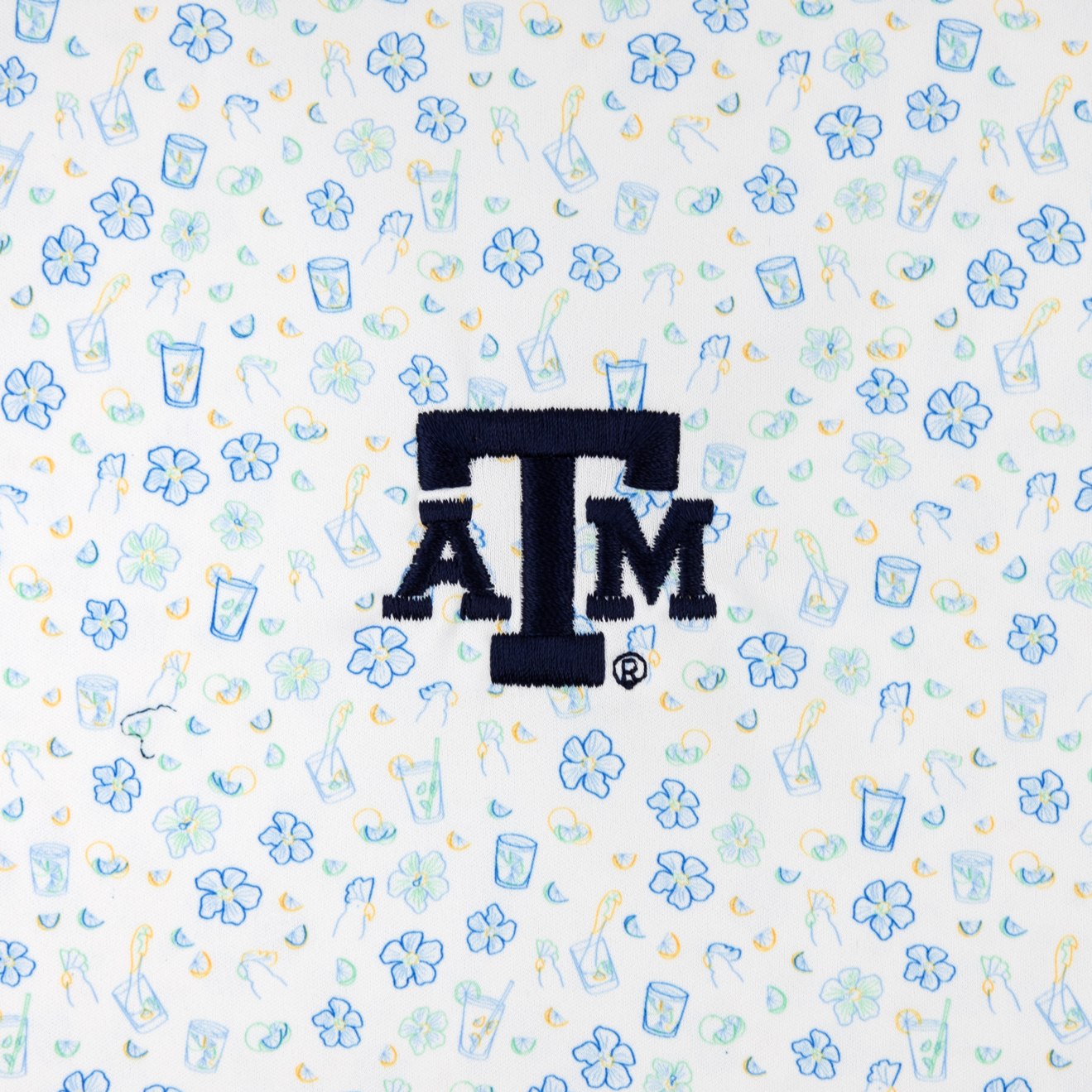 Texas A&M Peter Millar Featherweight Caipirinha Party Polo