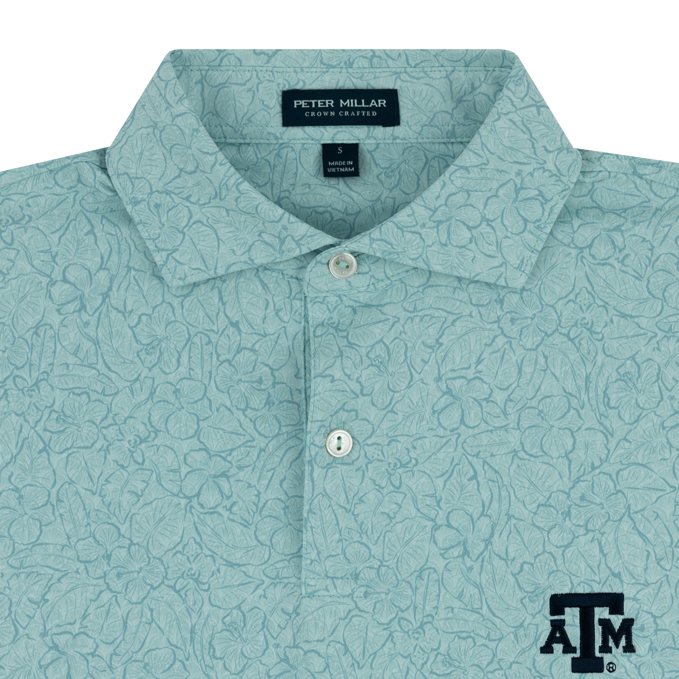 Texas A&M Peter Millar Trellis Performance Polo